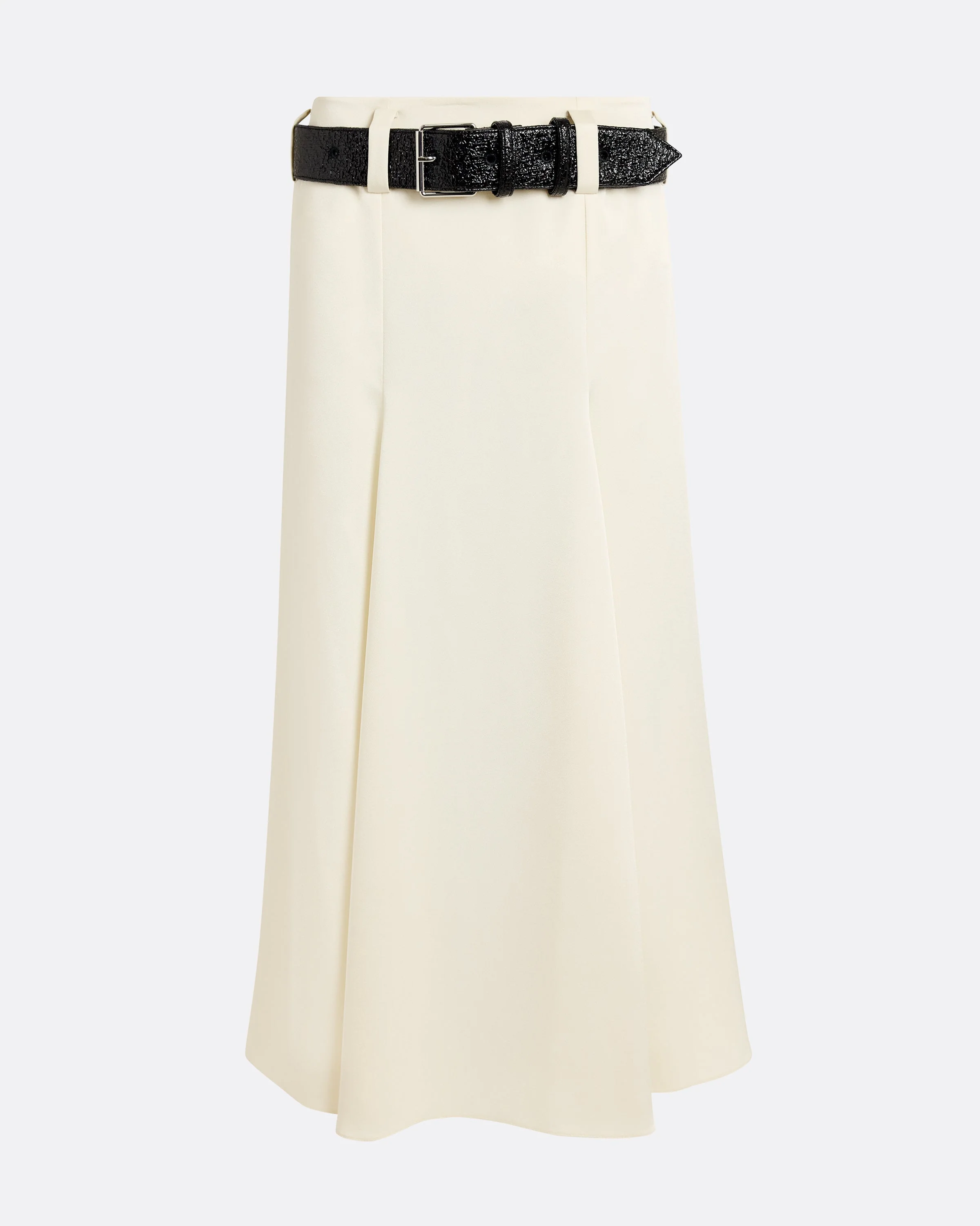 Nuala Skirt in Sorbet with Coated Tweed Belt - Image 5