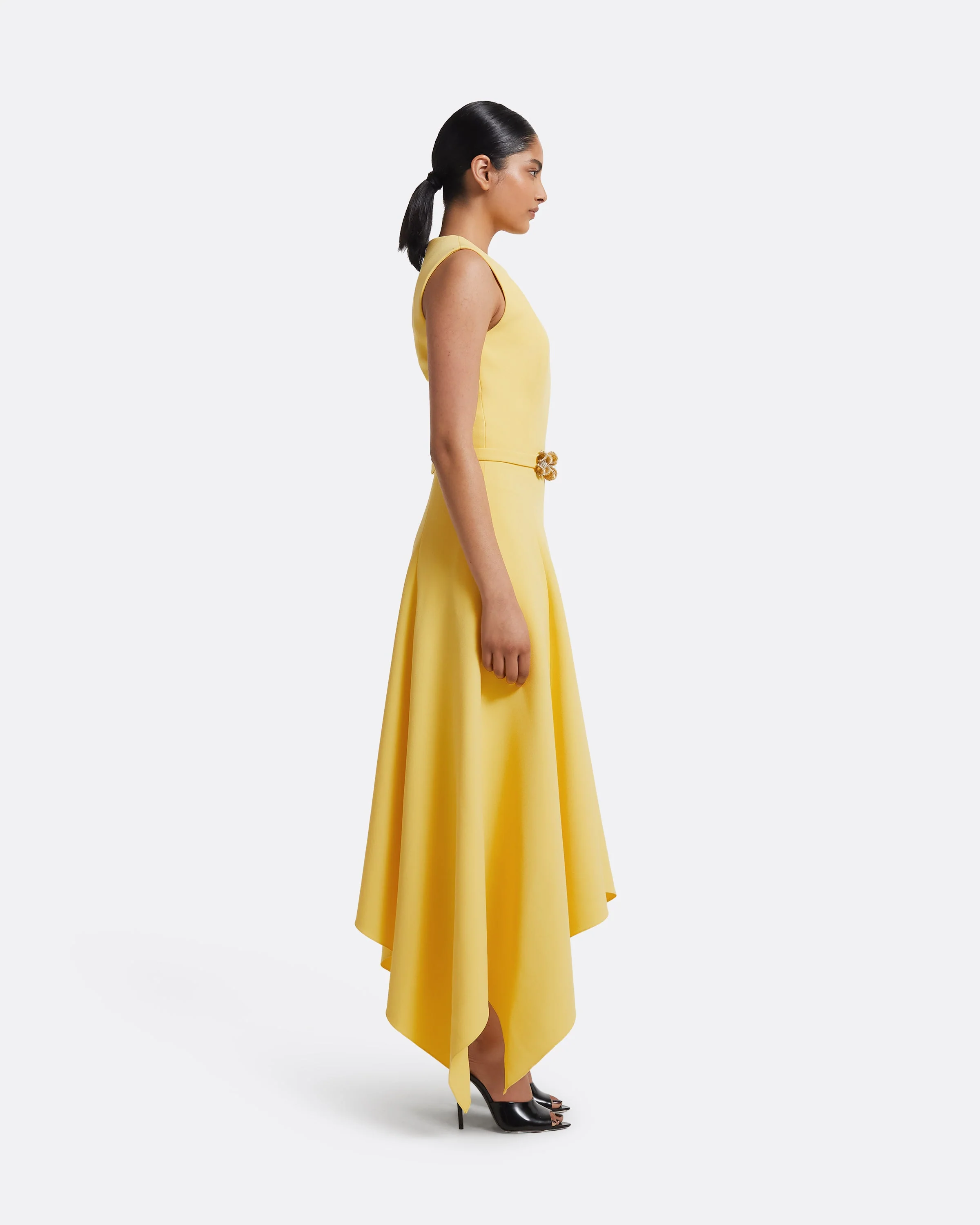 Okimi Dress in Aspen Gold with Aspen Gold - Image 9