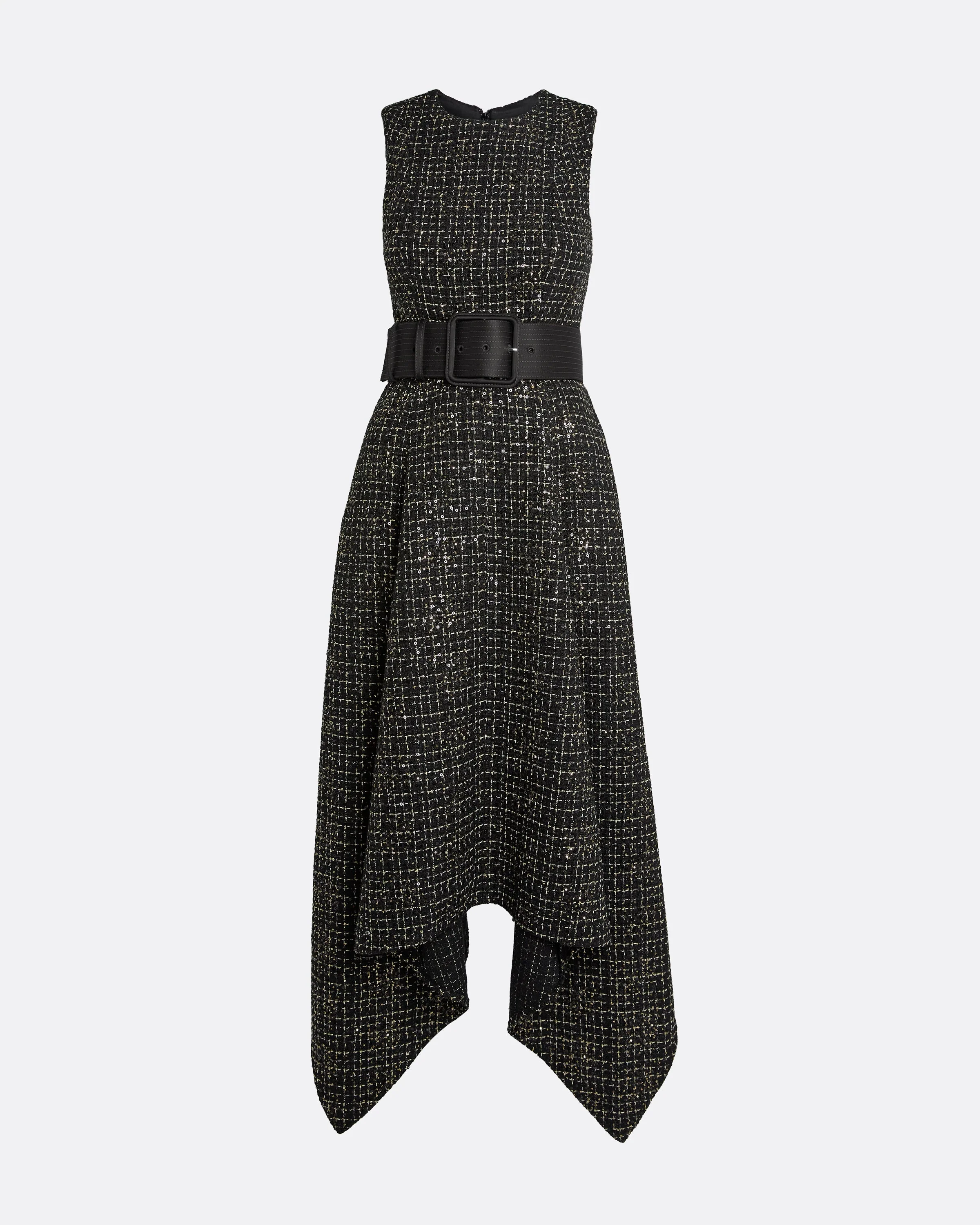 Okimi Dress in Black & Gold - Image 5