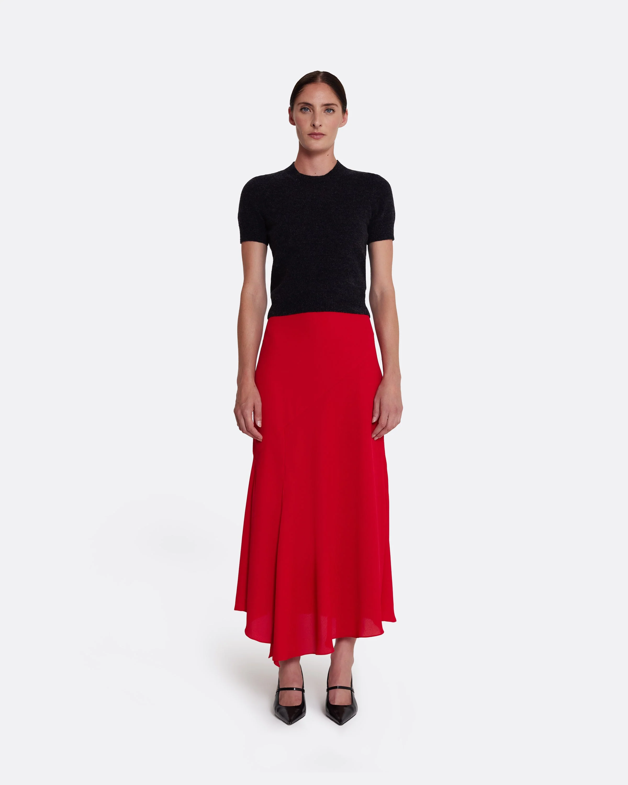 Olimpia Skirt in Azalea Red - Image 12
