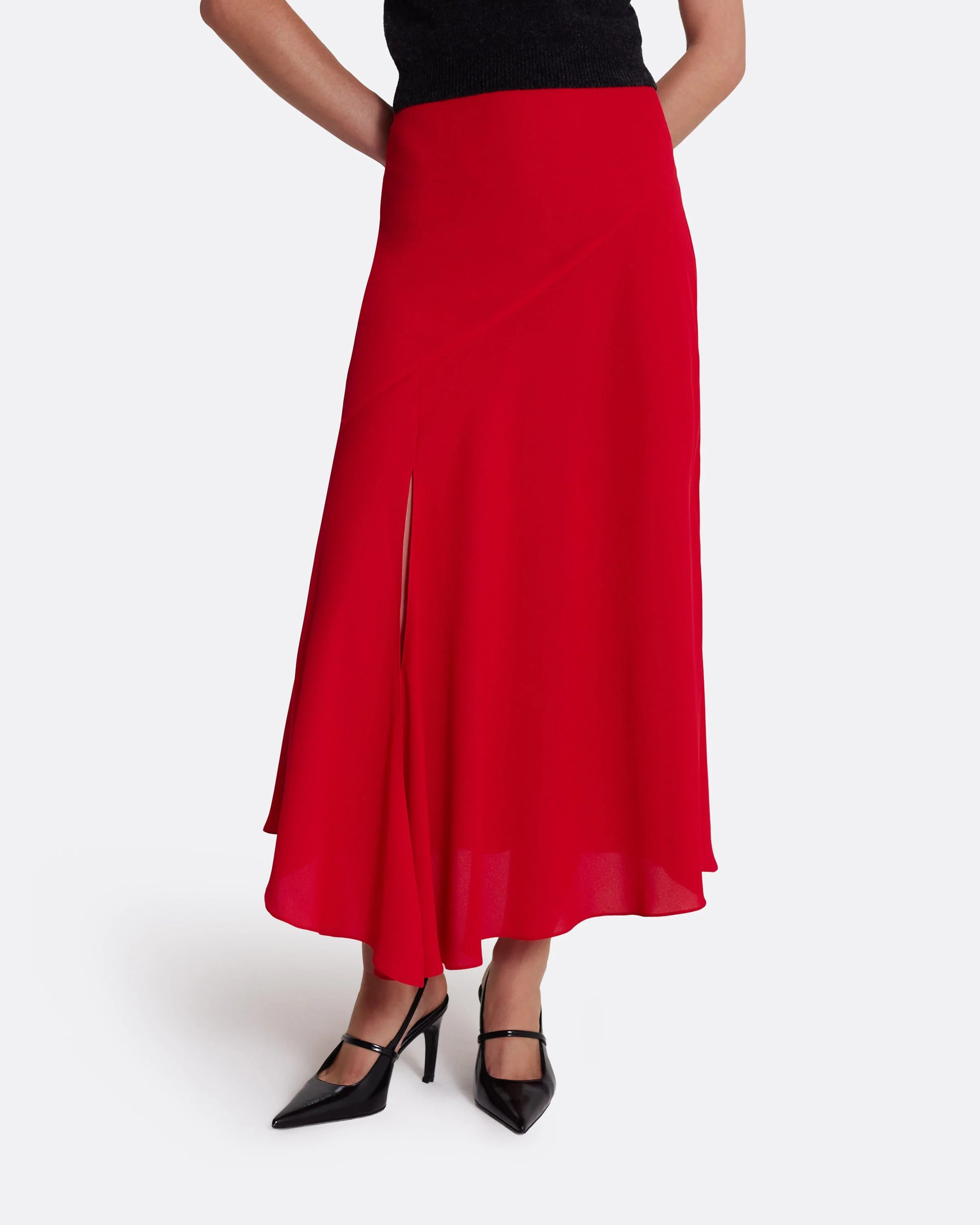 Olimpia Skirt in Azalea Red - Image 13