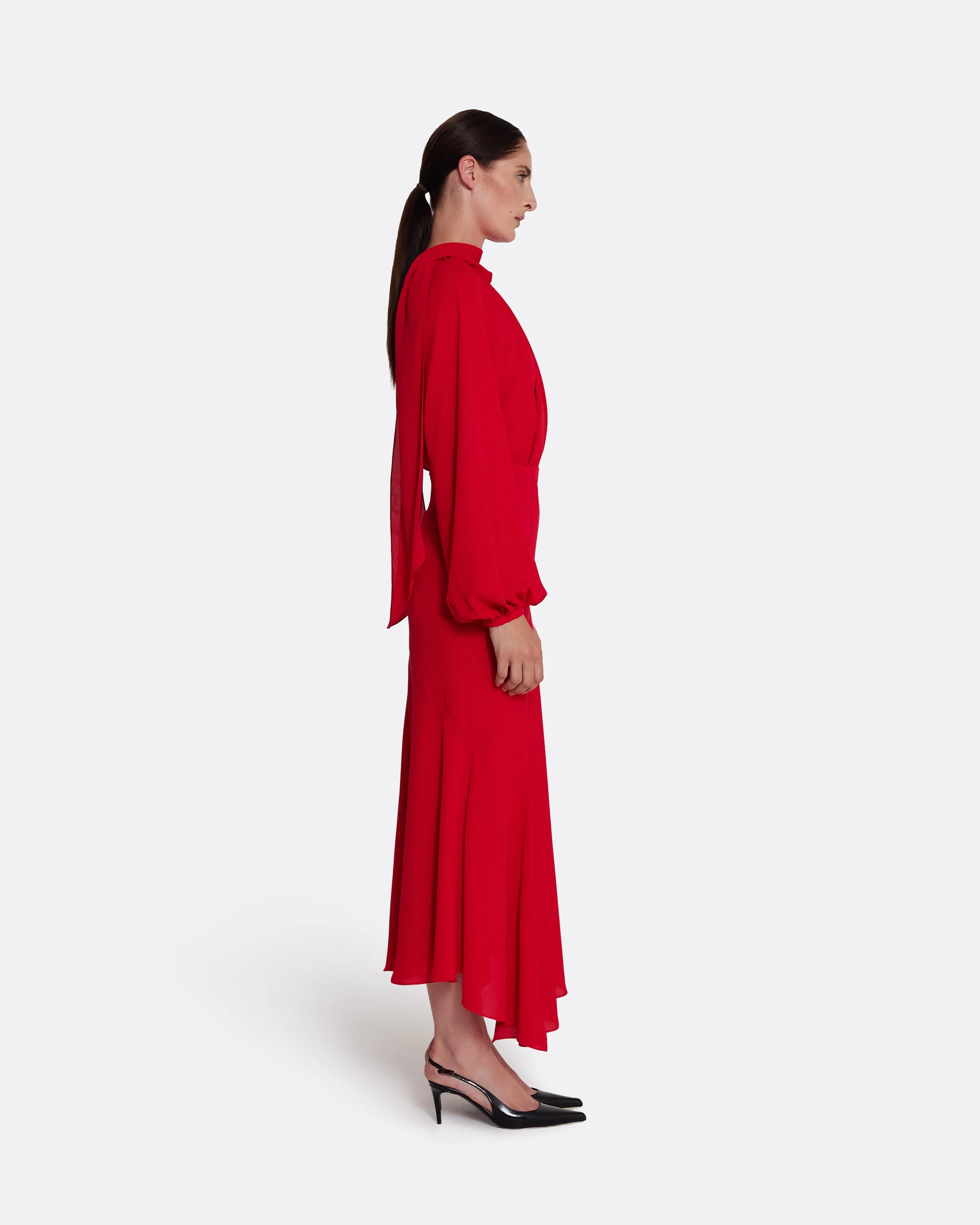 Olimpia Skirt in Azalea Red - Image 4