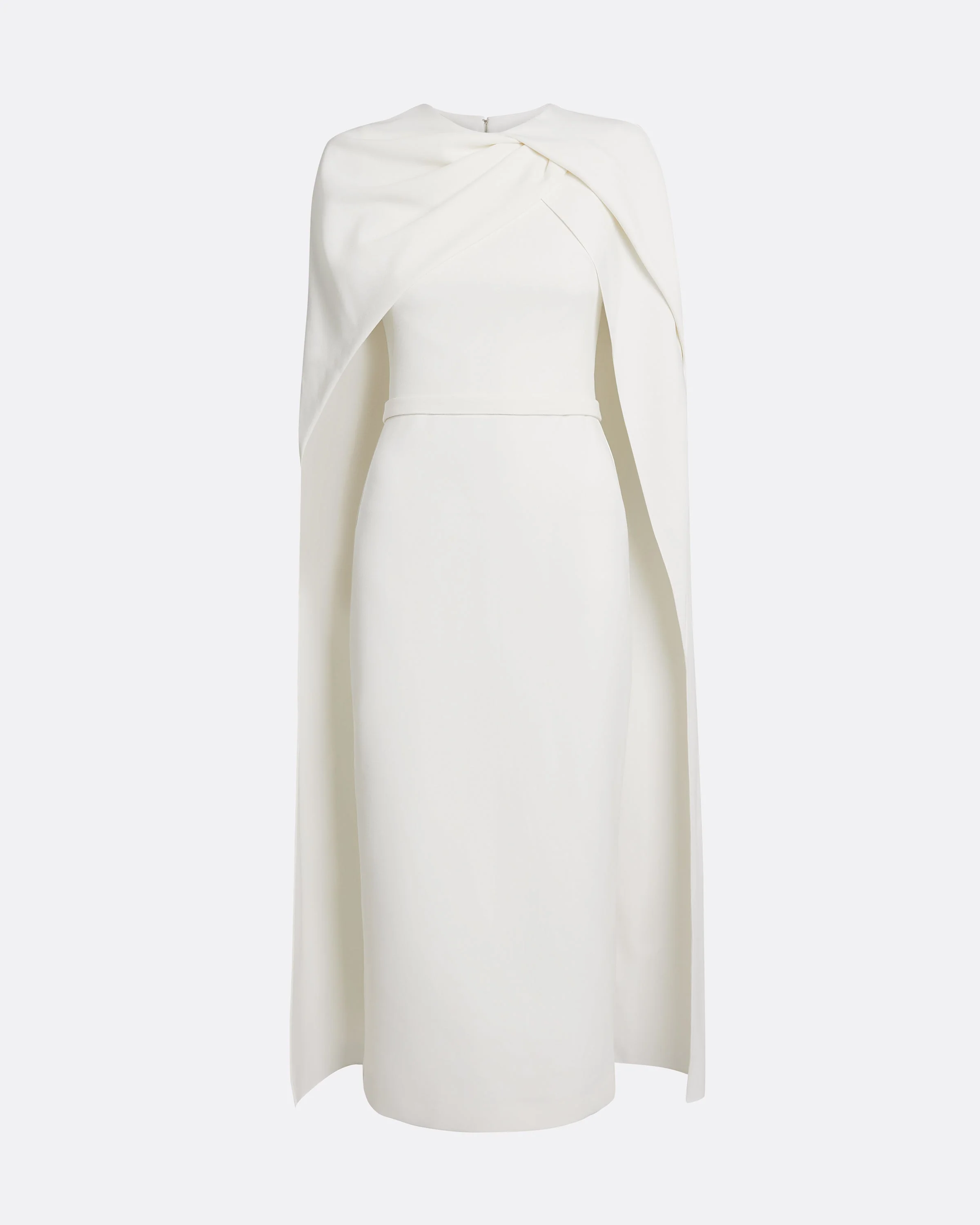 Oria Midi Dress in Ivory - Image 5