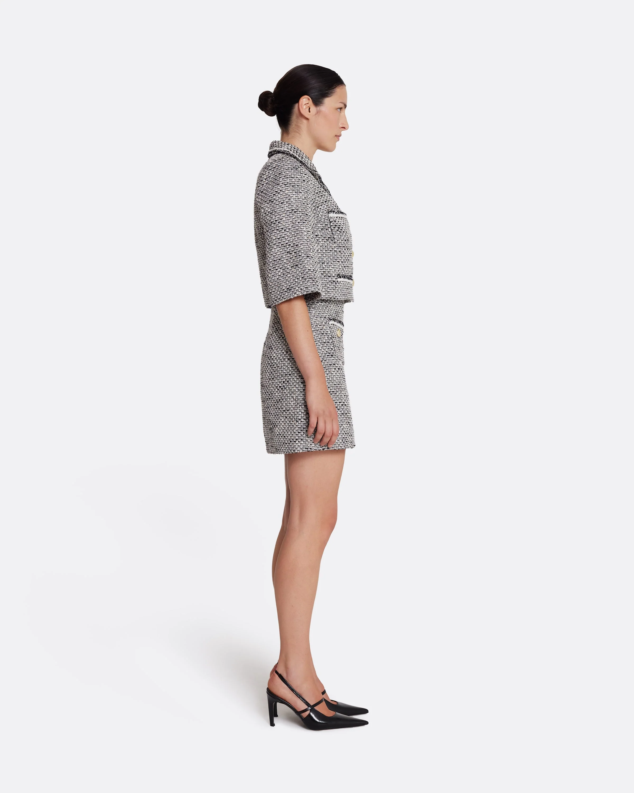 Ornella Skirt in Greyscale - Image 13