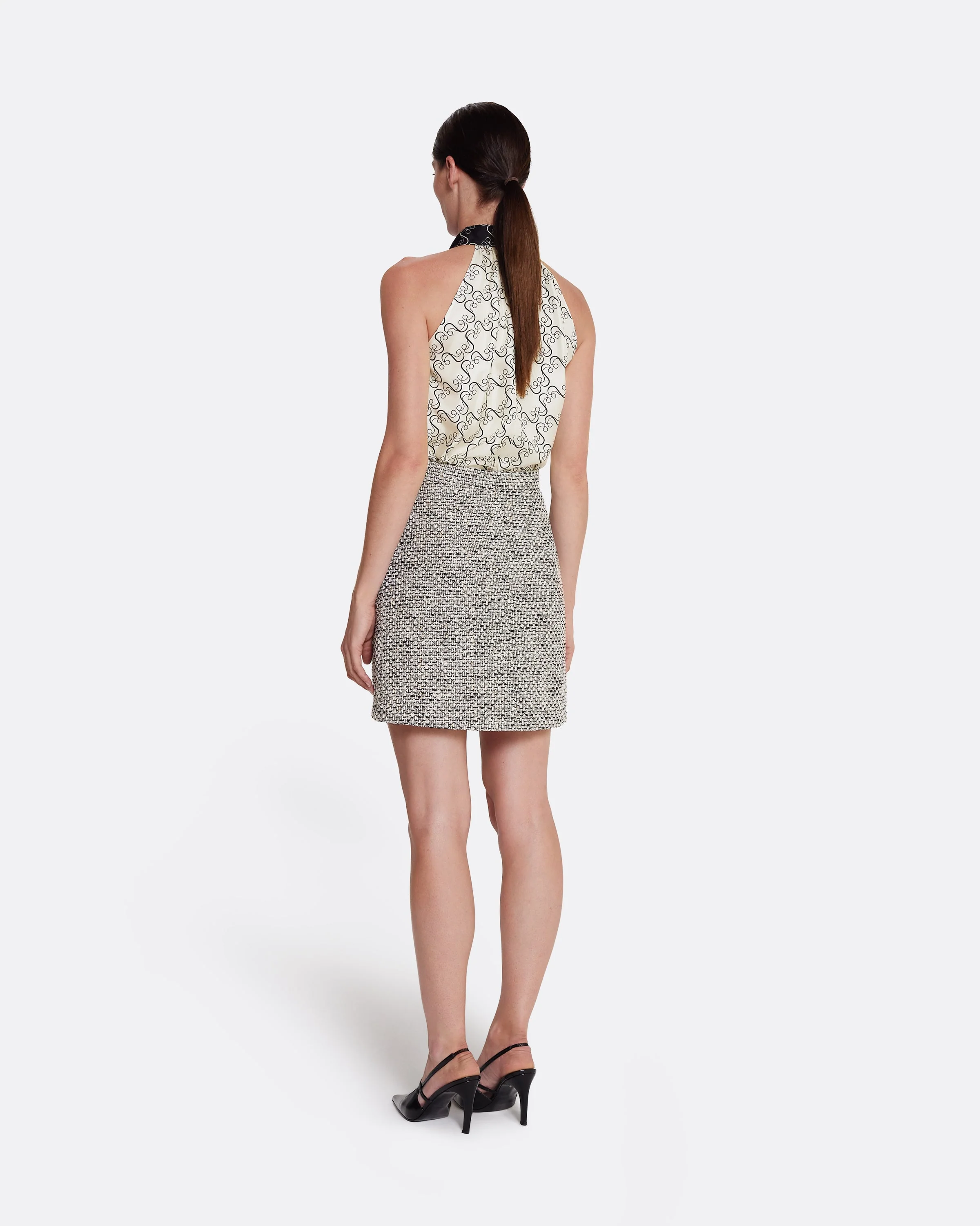 Ornella Skirt in Greyscale - Image 7