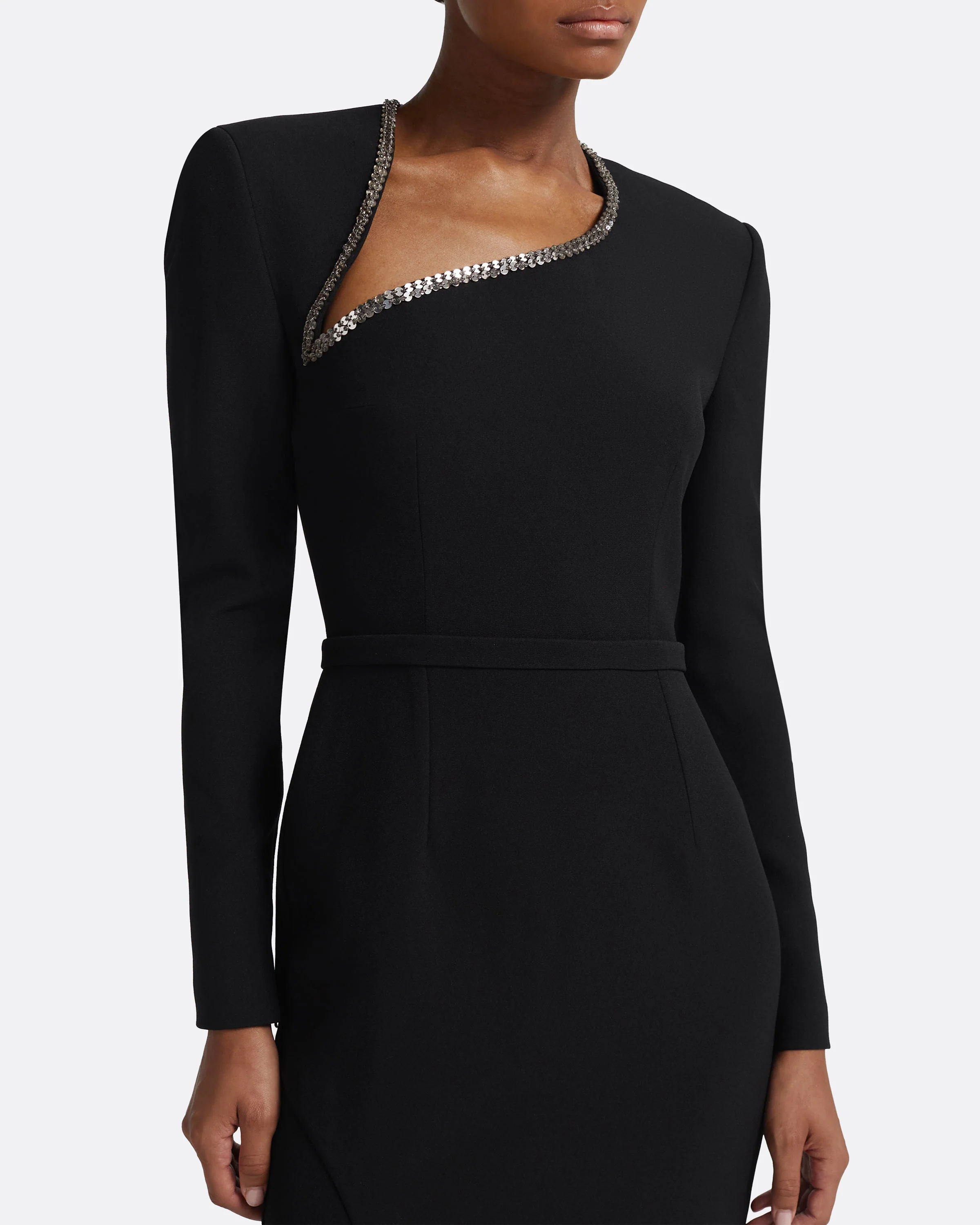 Ottavia Black Long Dress - Image 3