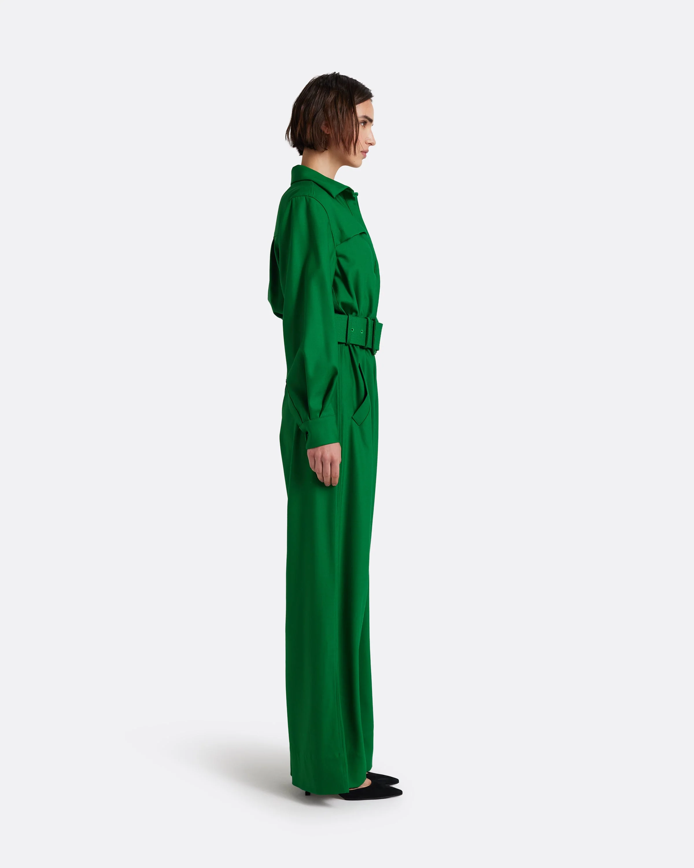 Ottilie Jumpsuit in Blade Green - Image 4