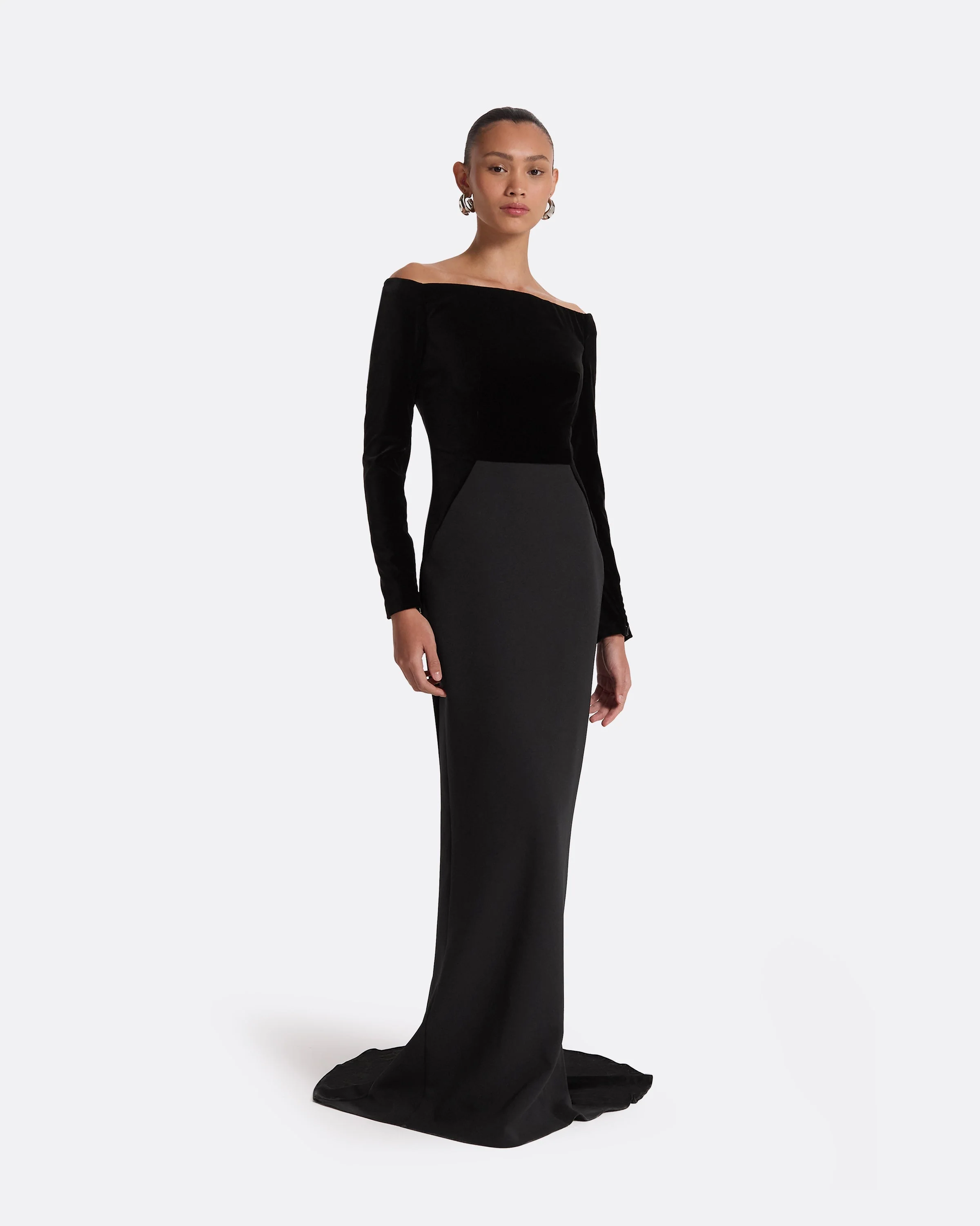 Pazienza Black Long Dress - Image 4