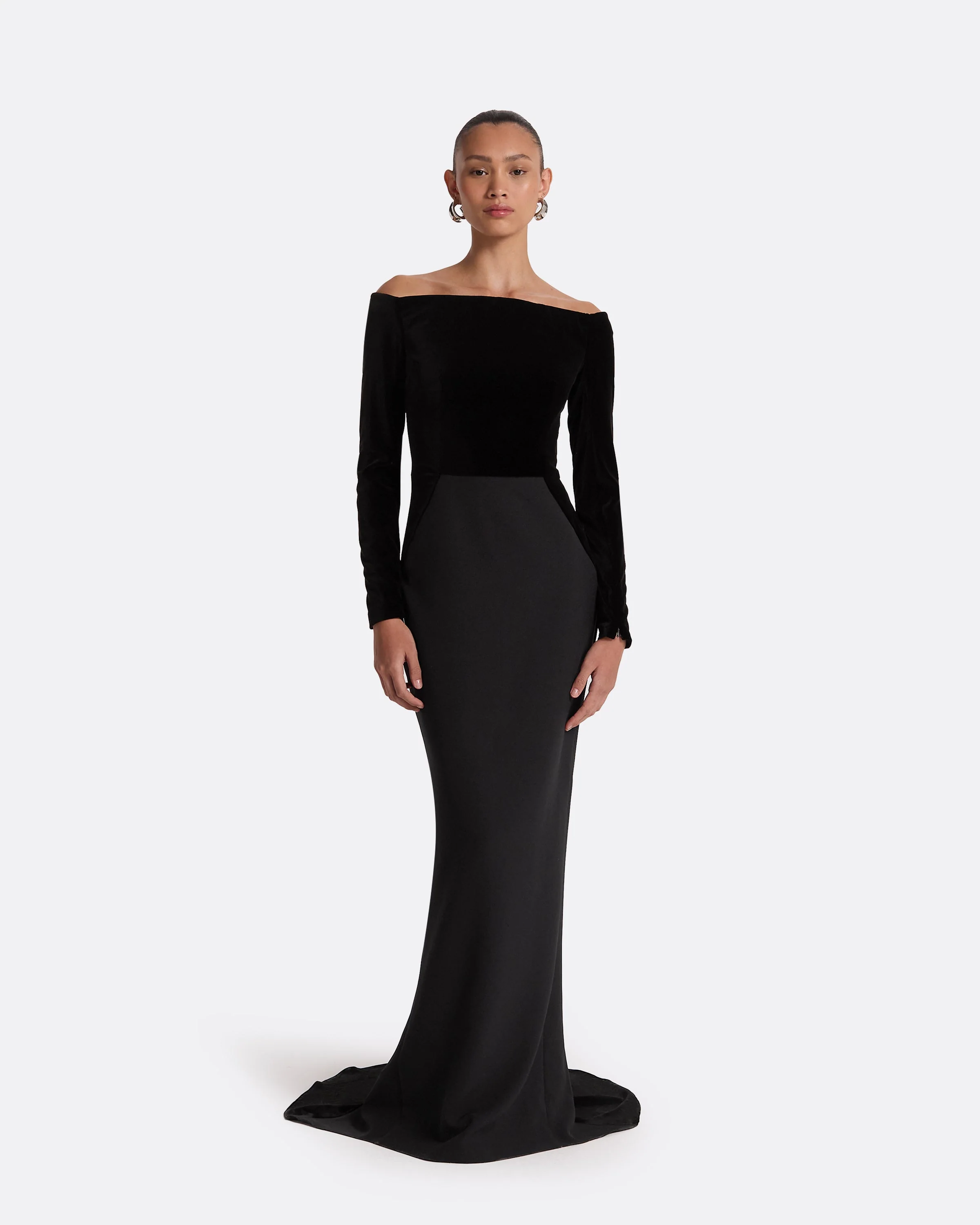 Pazienza Black Long Dress - Image 6