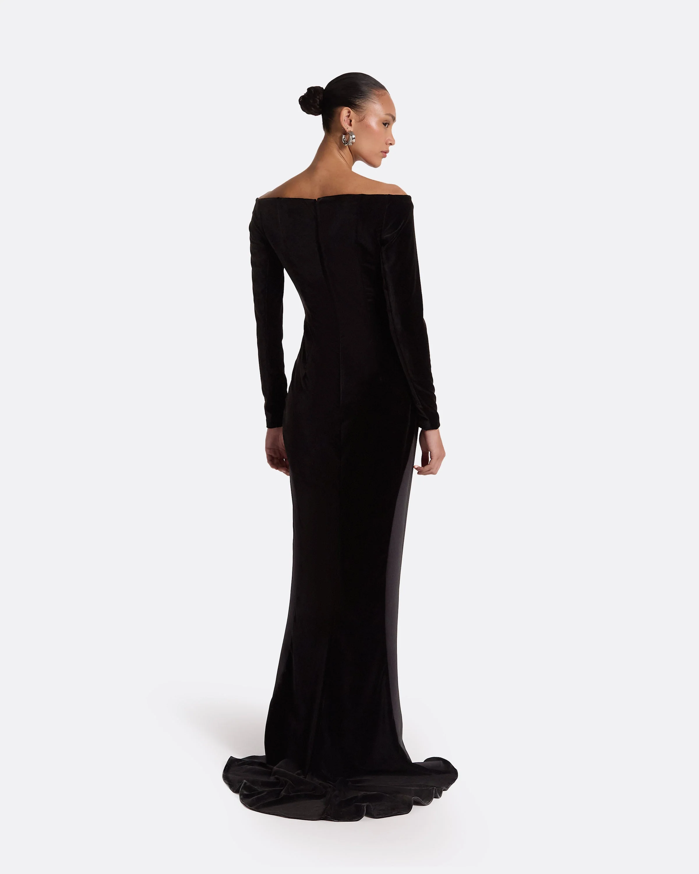 Pazienza Black Long Dress - Image 7