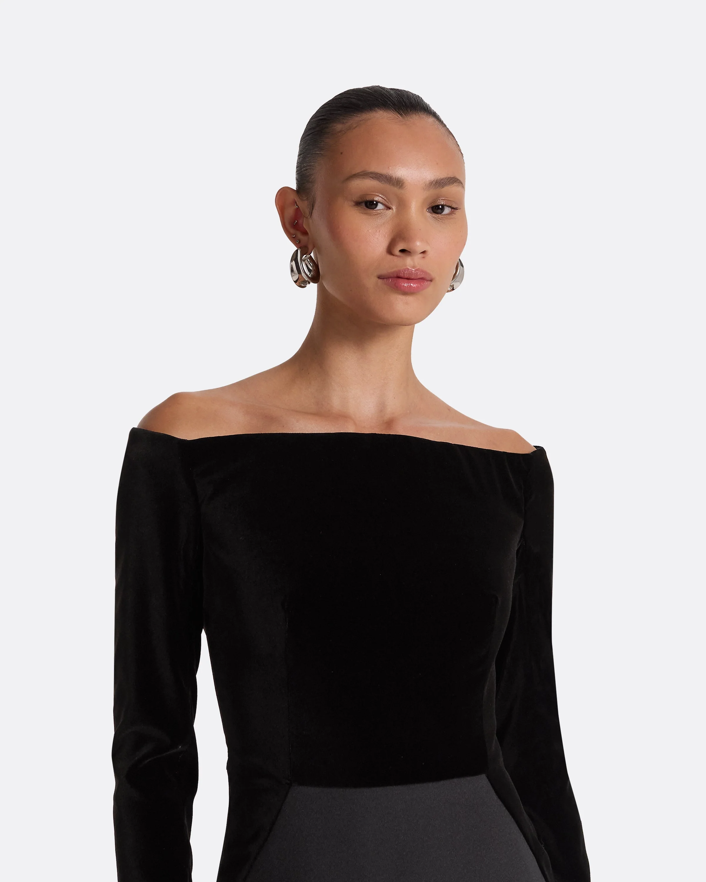 Pazienza Black Long Dress - Image 8