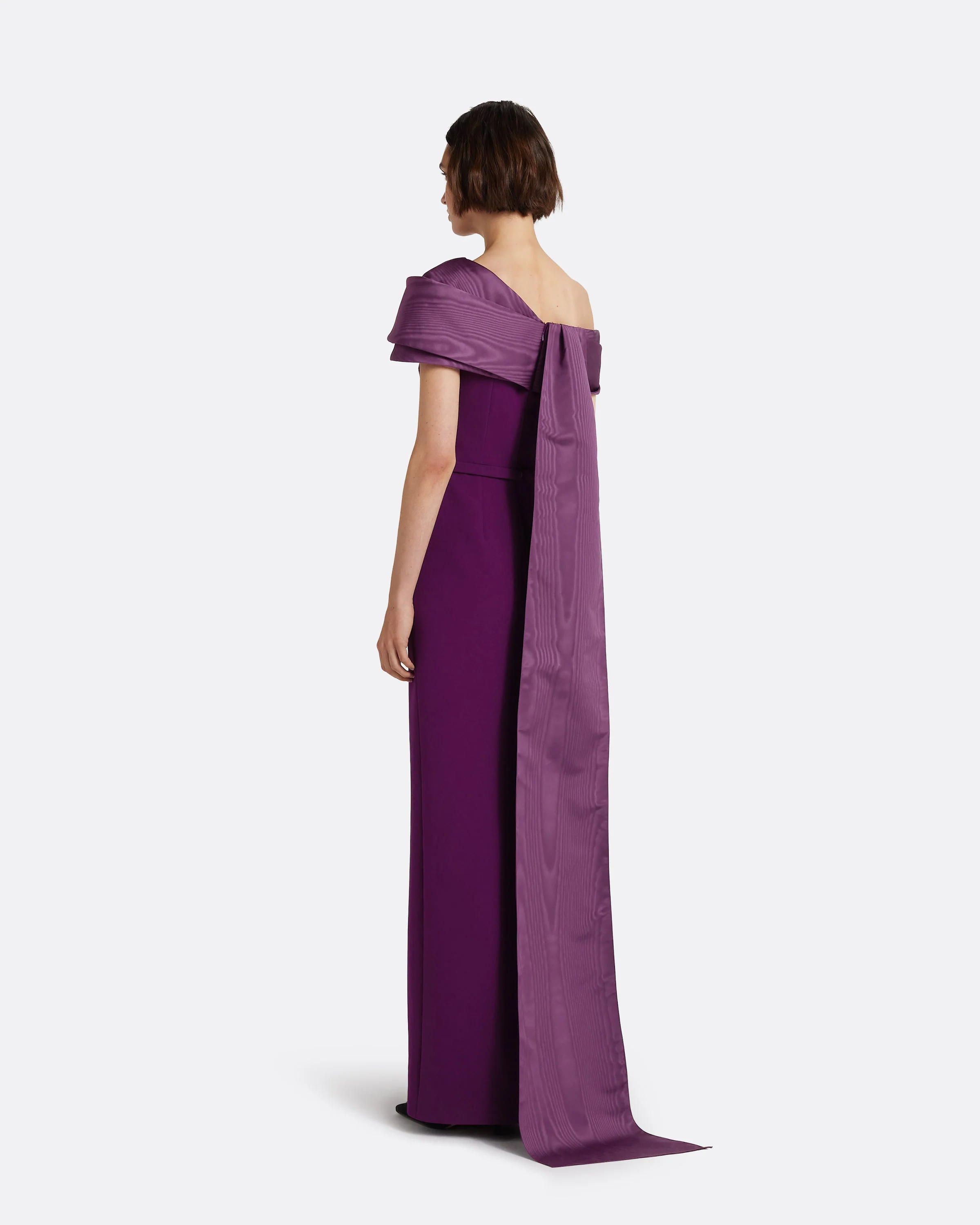 Phira Long Dress in Currant - Image 2