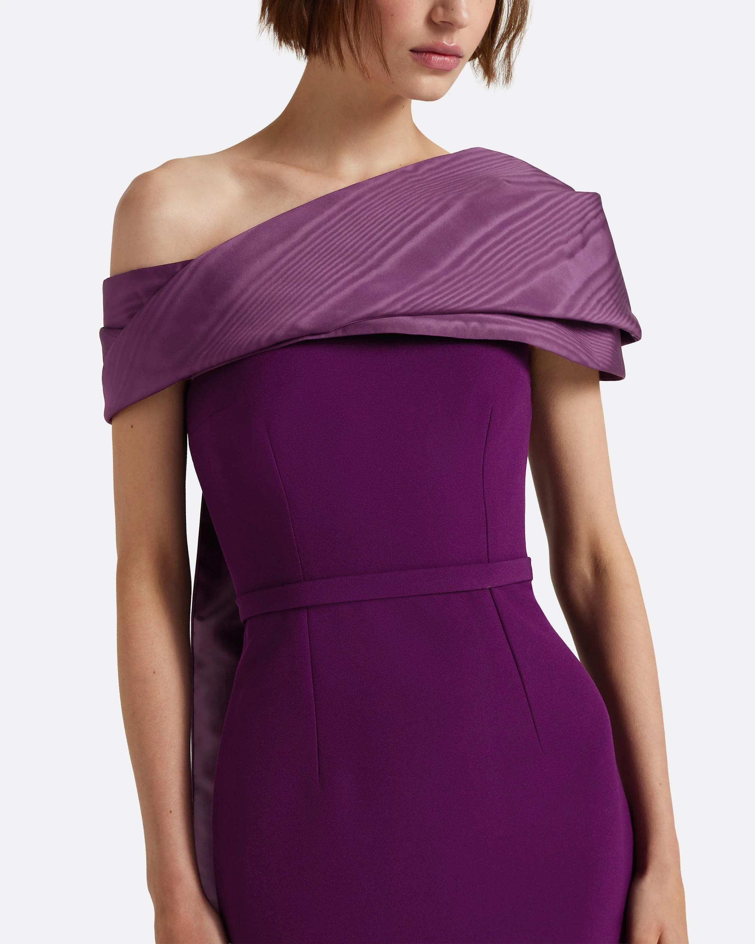 Phira Long Dress in Currant - Image 3
