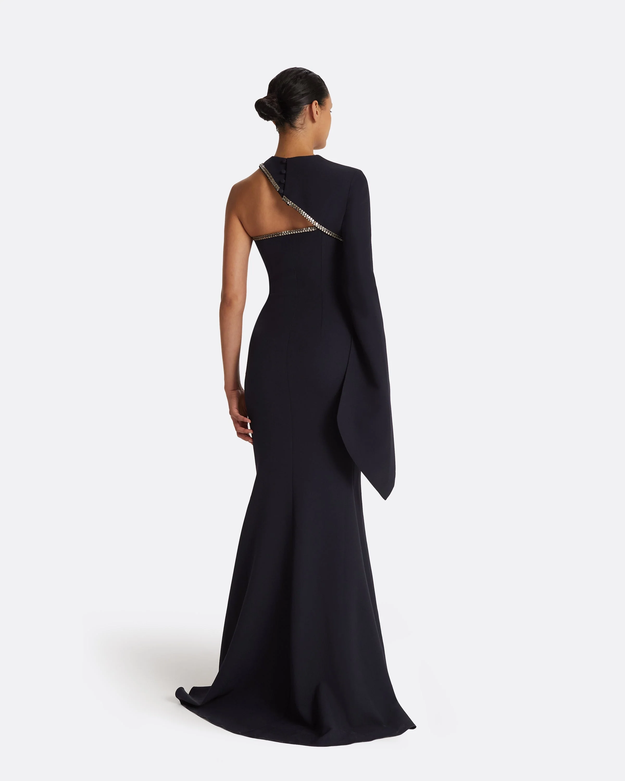 Raha Midnight Navy Long Dress - Image 2