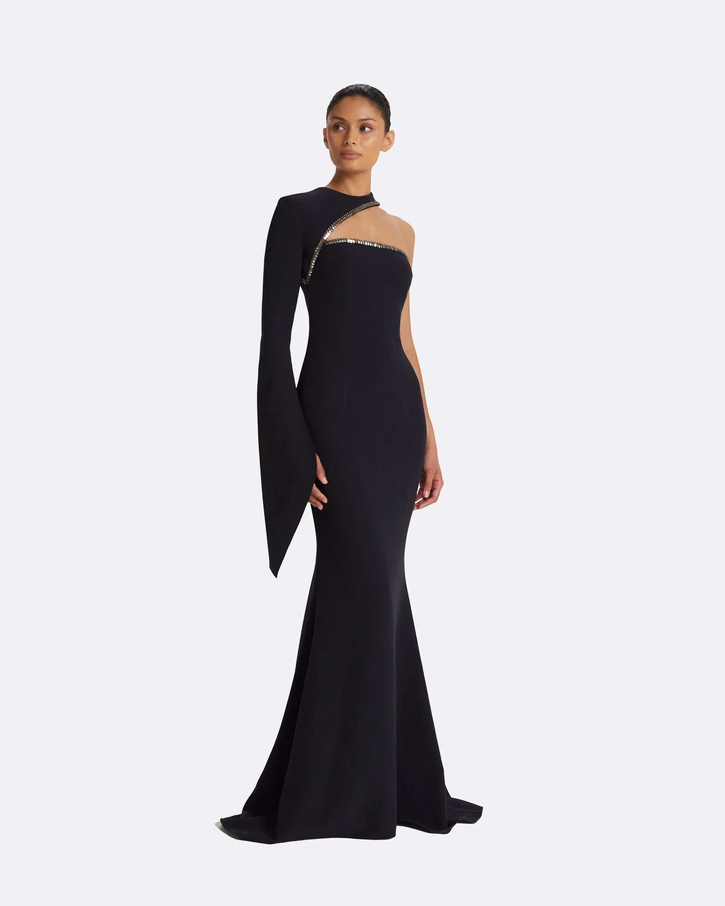 Raha Midnight Navy Long Dress - Image 4