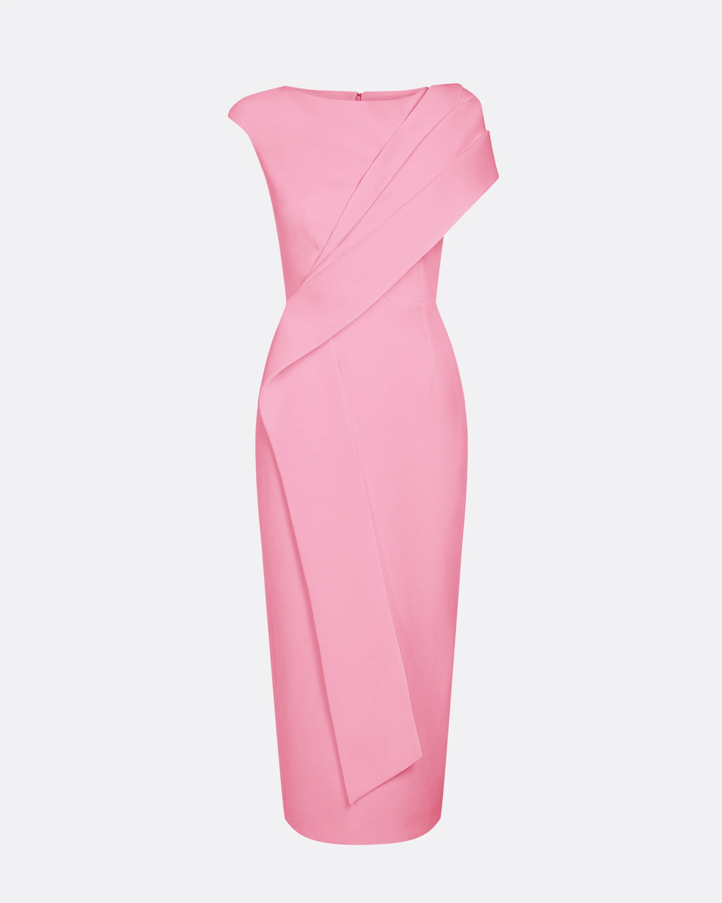 Regina Begonia Pink Midi Dress - Image 10
