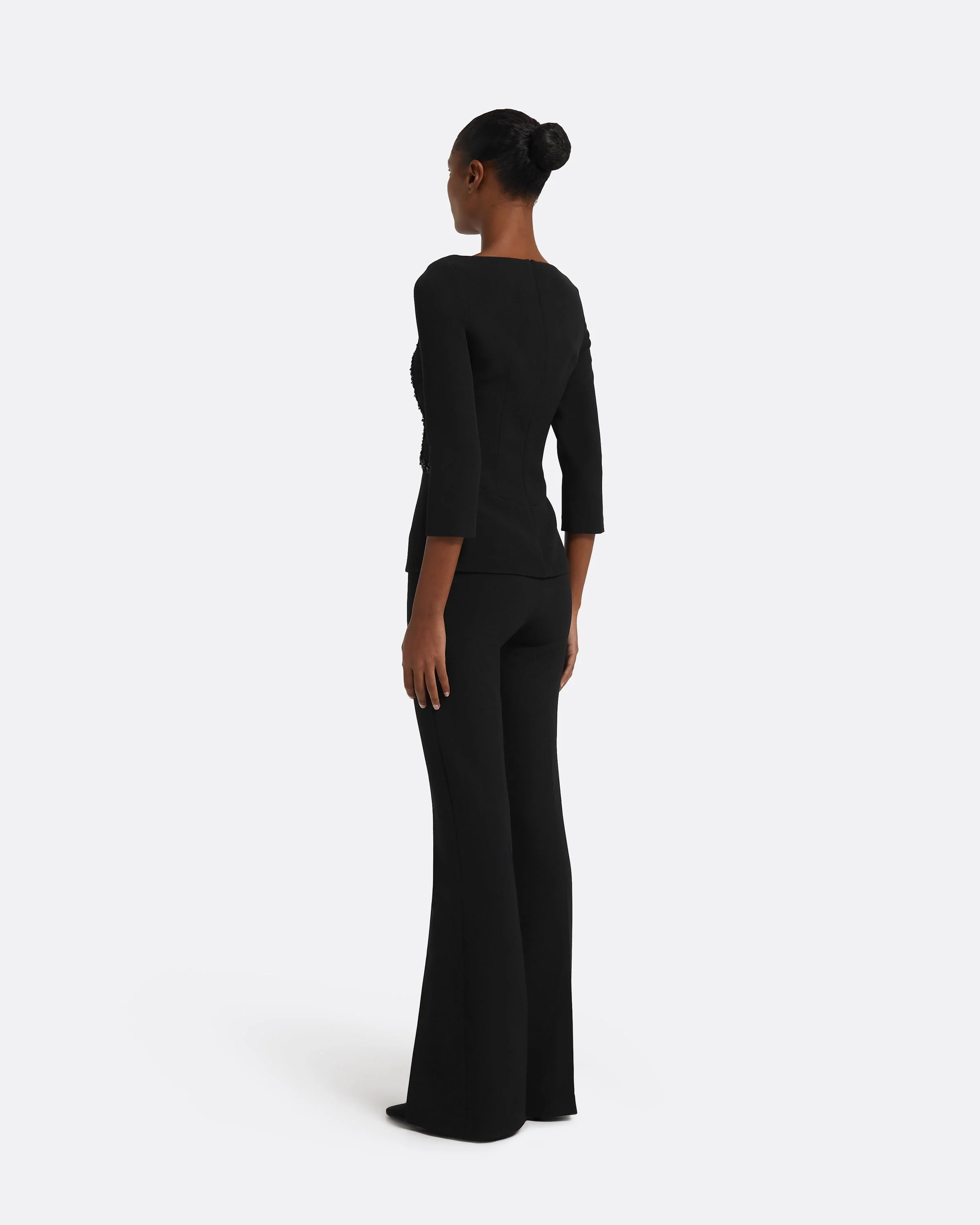 Rhys Top in Black - Image 2
