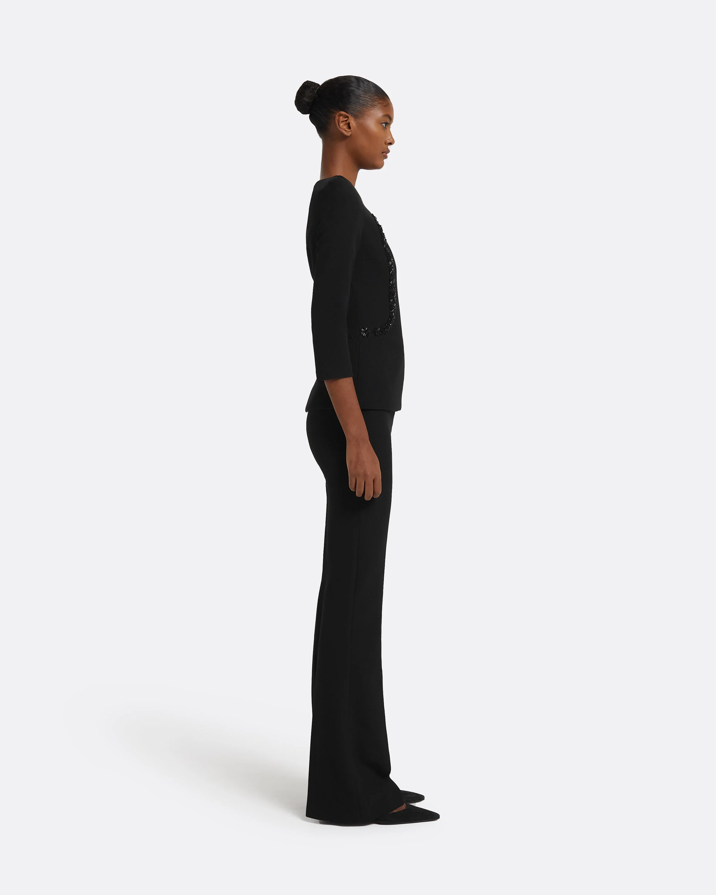 Rhys Top in Black - Image 5