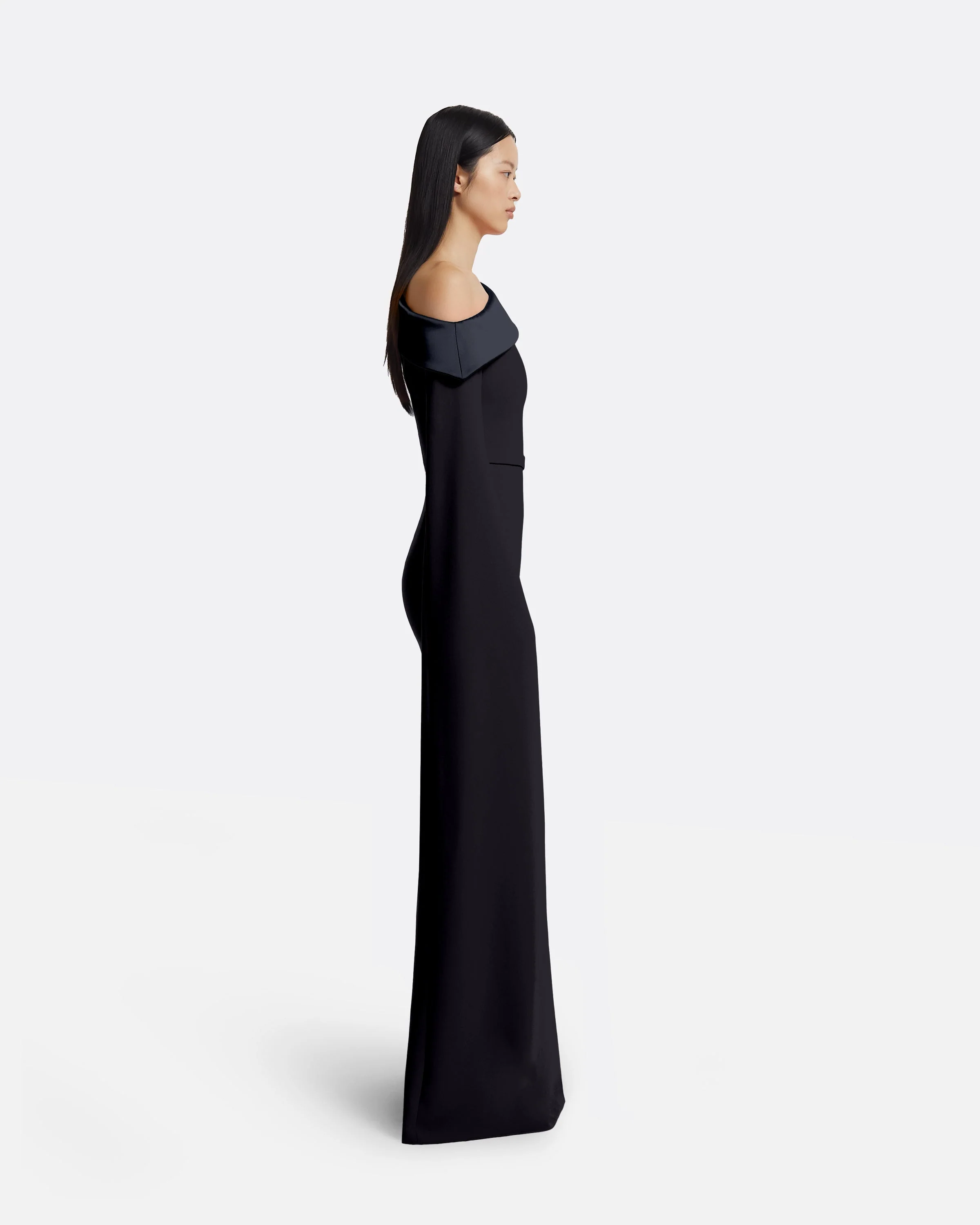 Rinoa Long Dress in Midnight Navy - Image 9