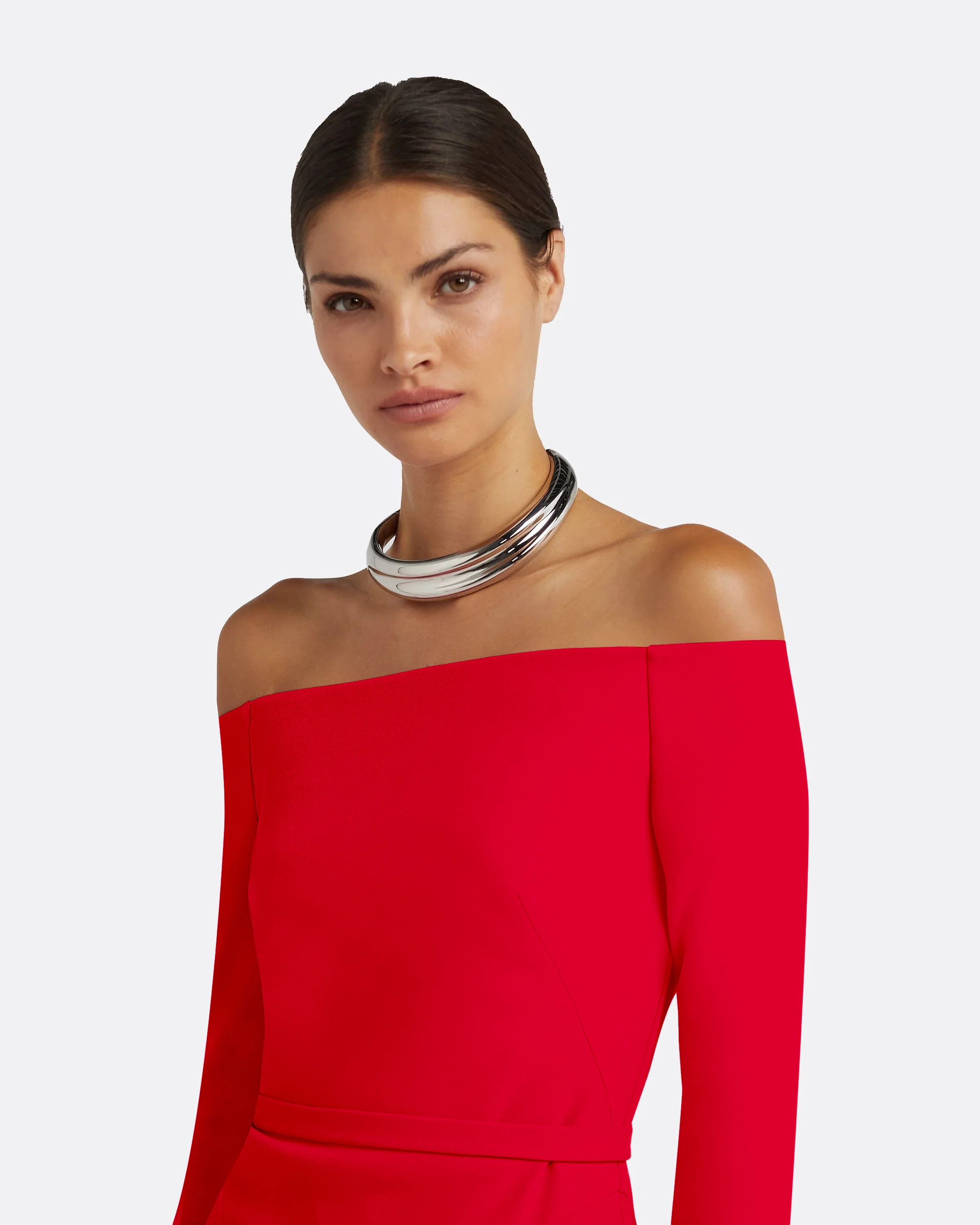 Rory Cherry Red Long Dress - Image 3