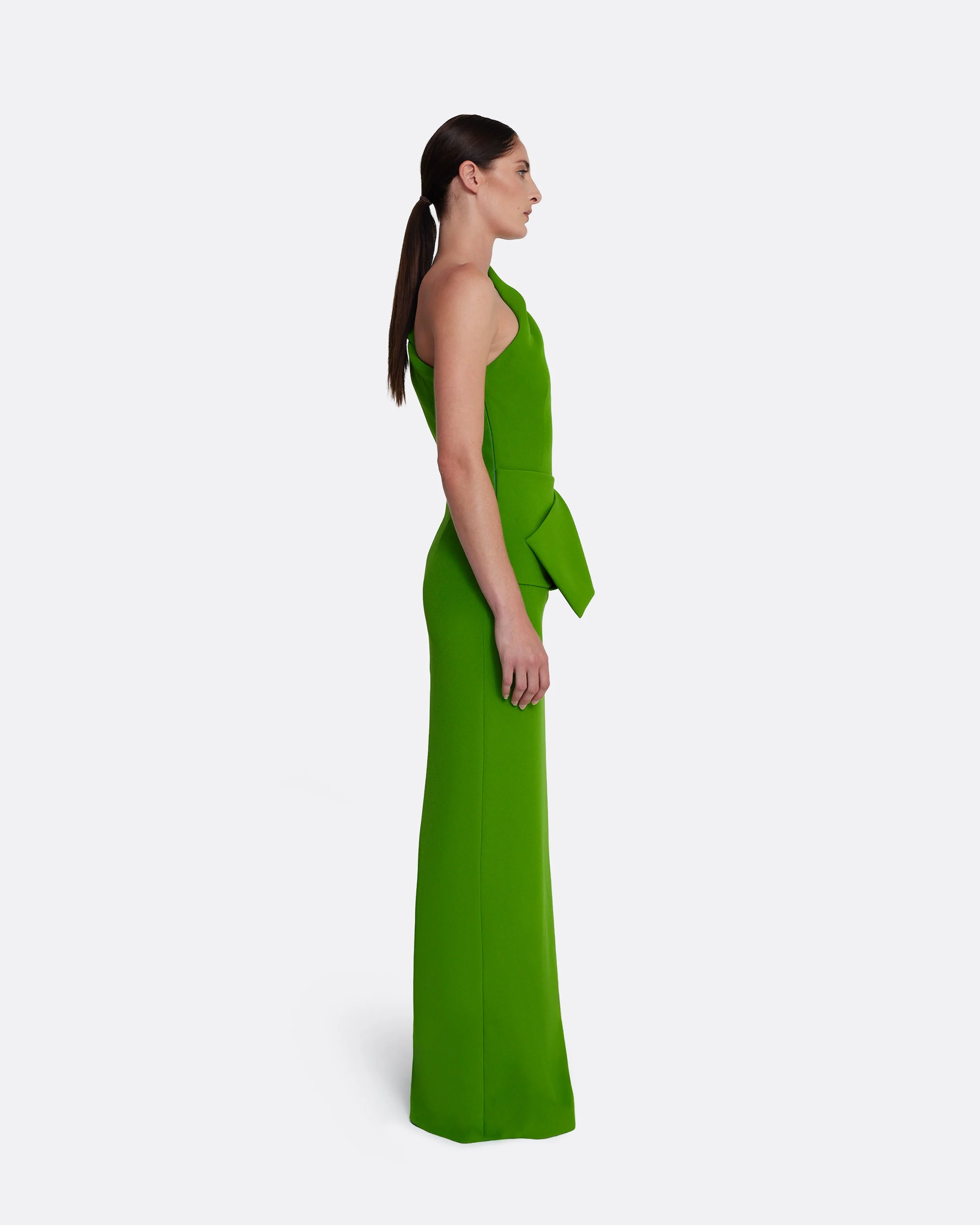 Rosalinda Long Dress in Verdant Green - Image 4
