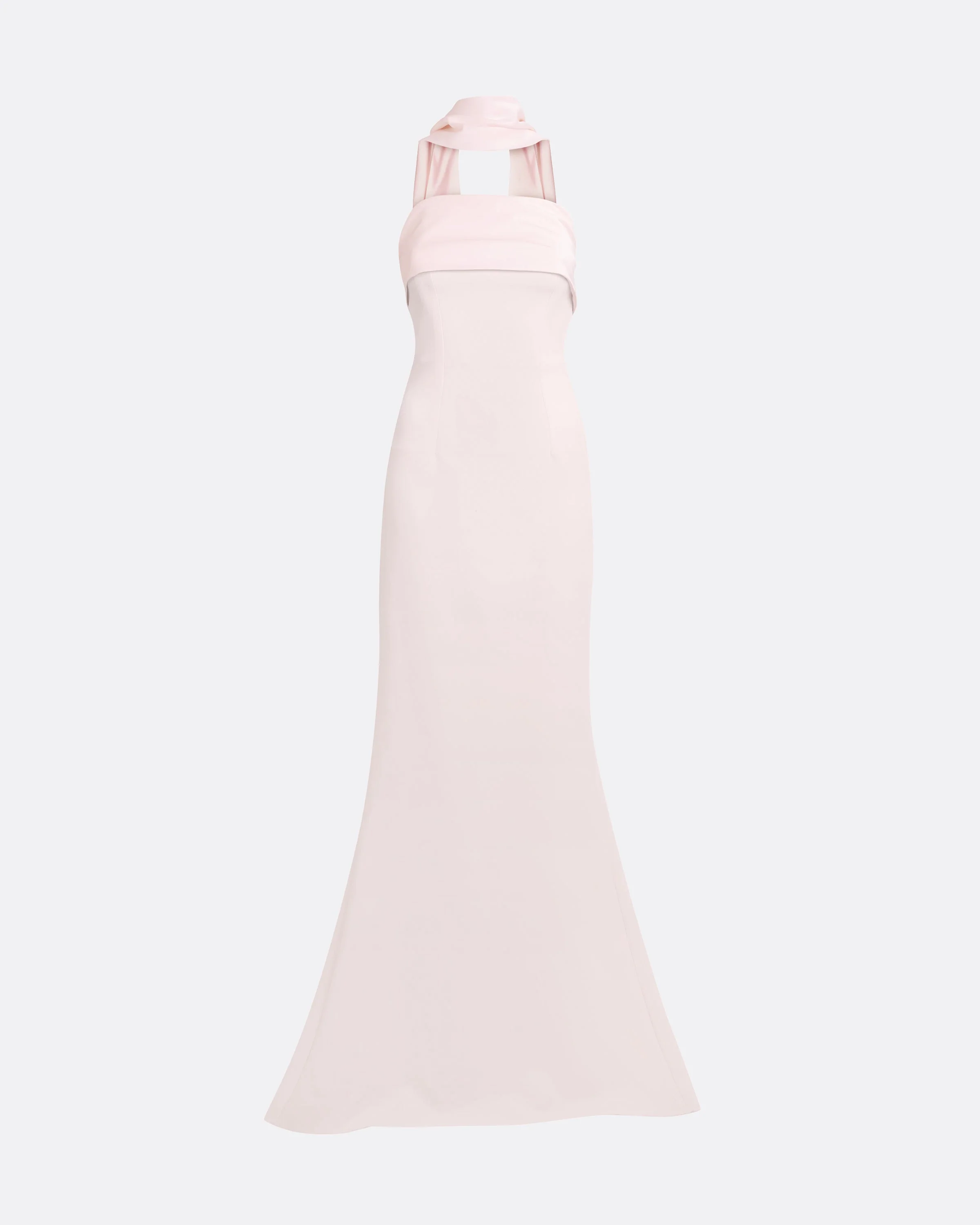 Roshana Barely Pink Long Dress - Image 10