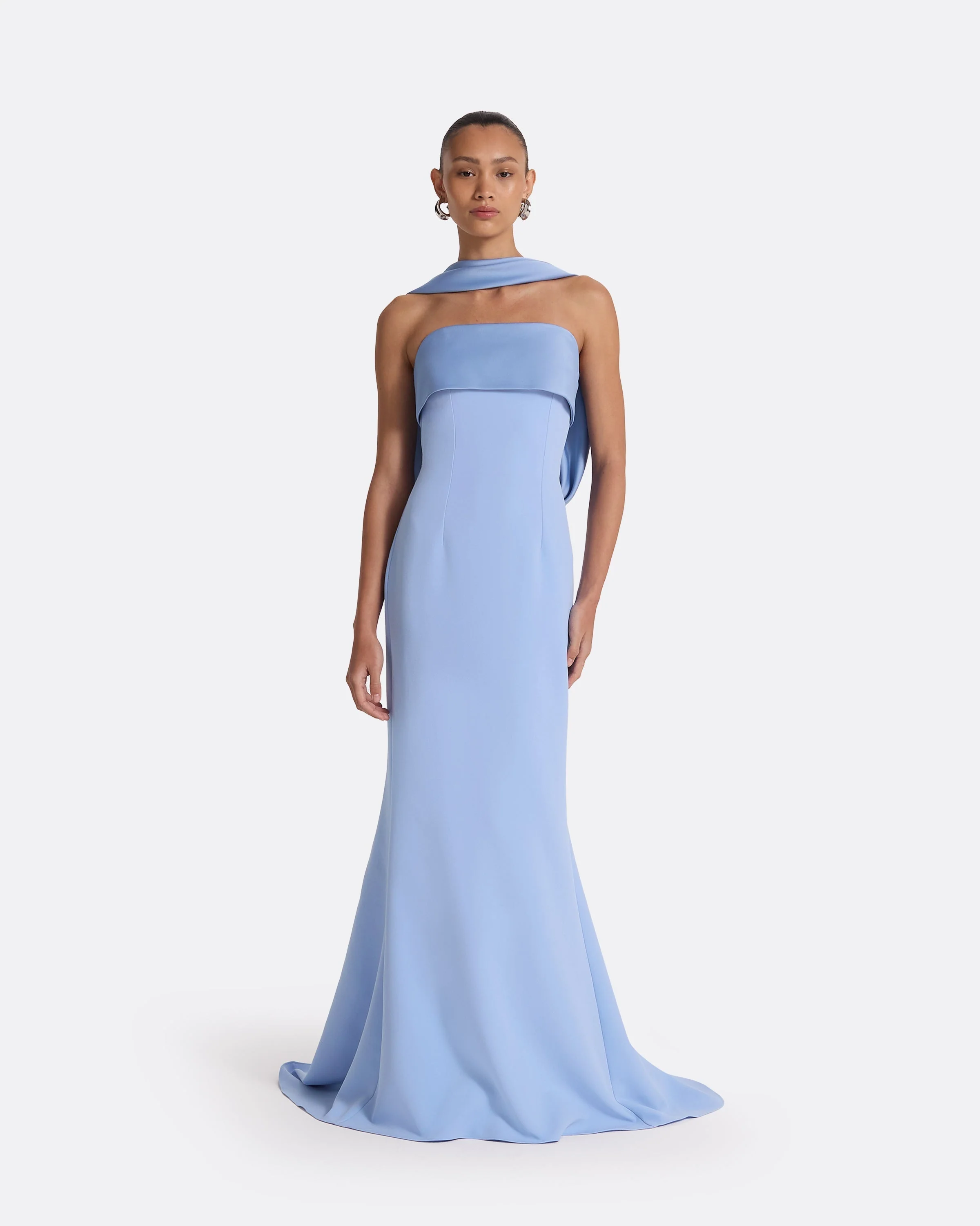Roshana Carolina Blue Long Dress - Image 31