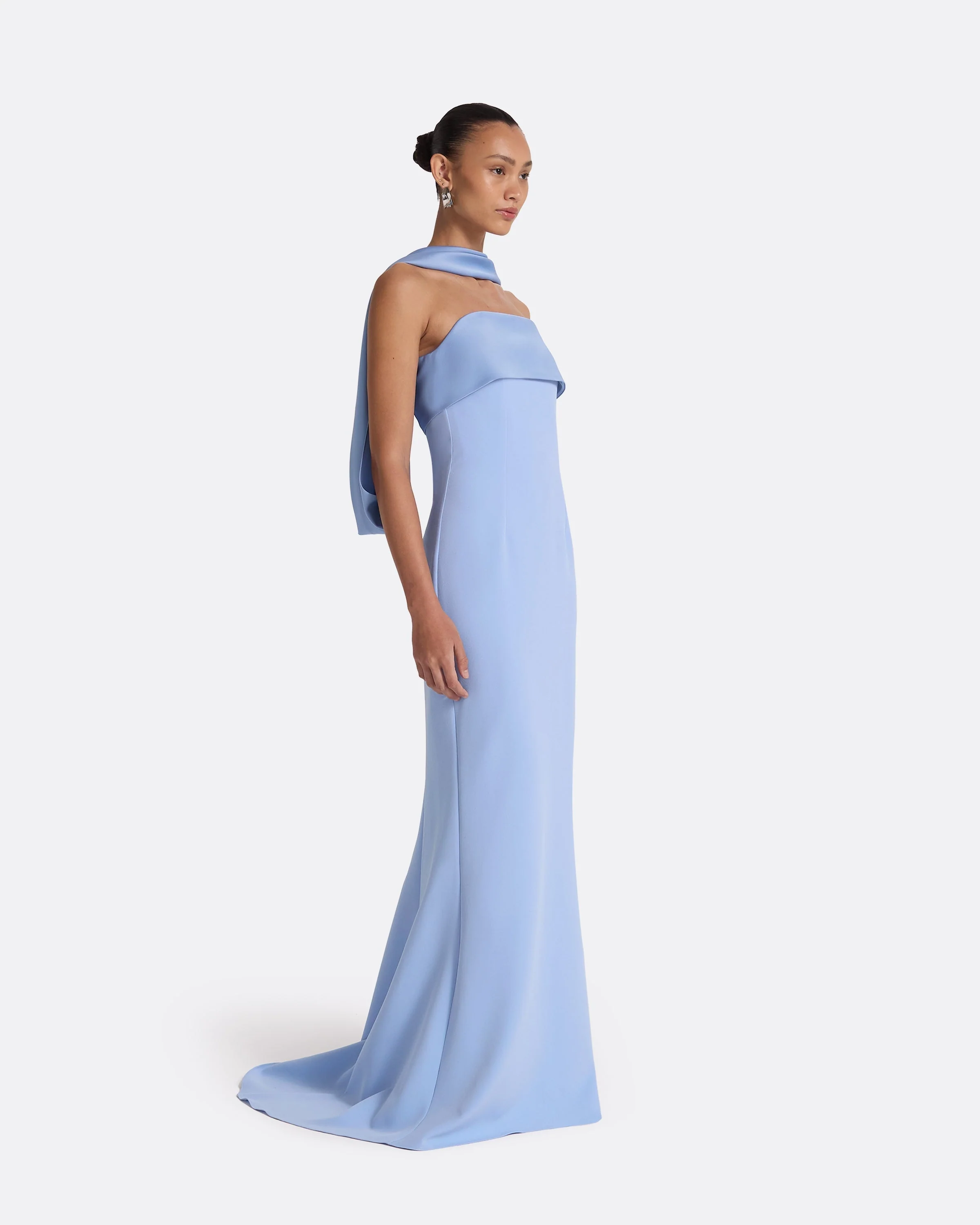 Roshana Carolina Blue Long Dress - Image 35