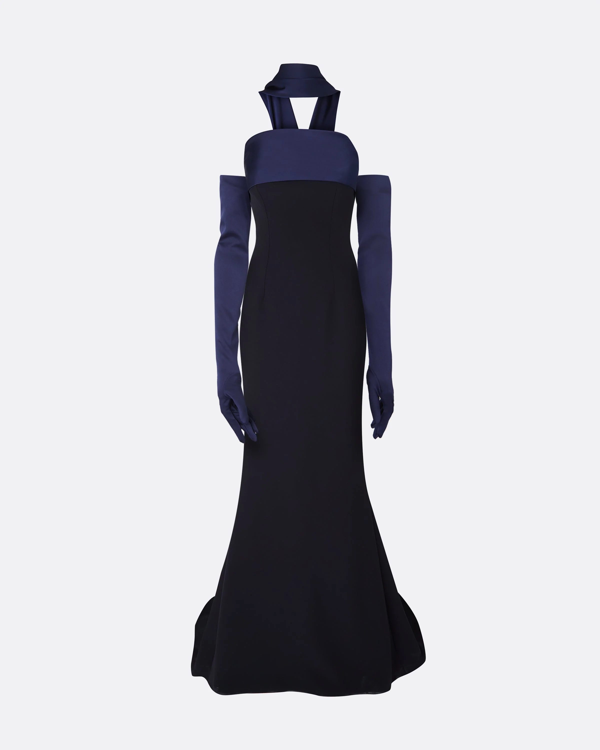 Roshana Midnight Navy Long Dress - Image 24