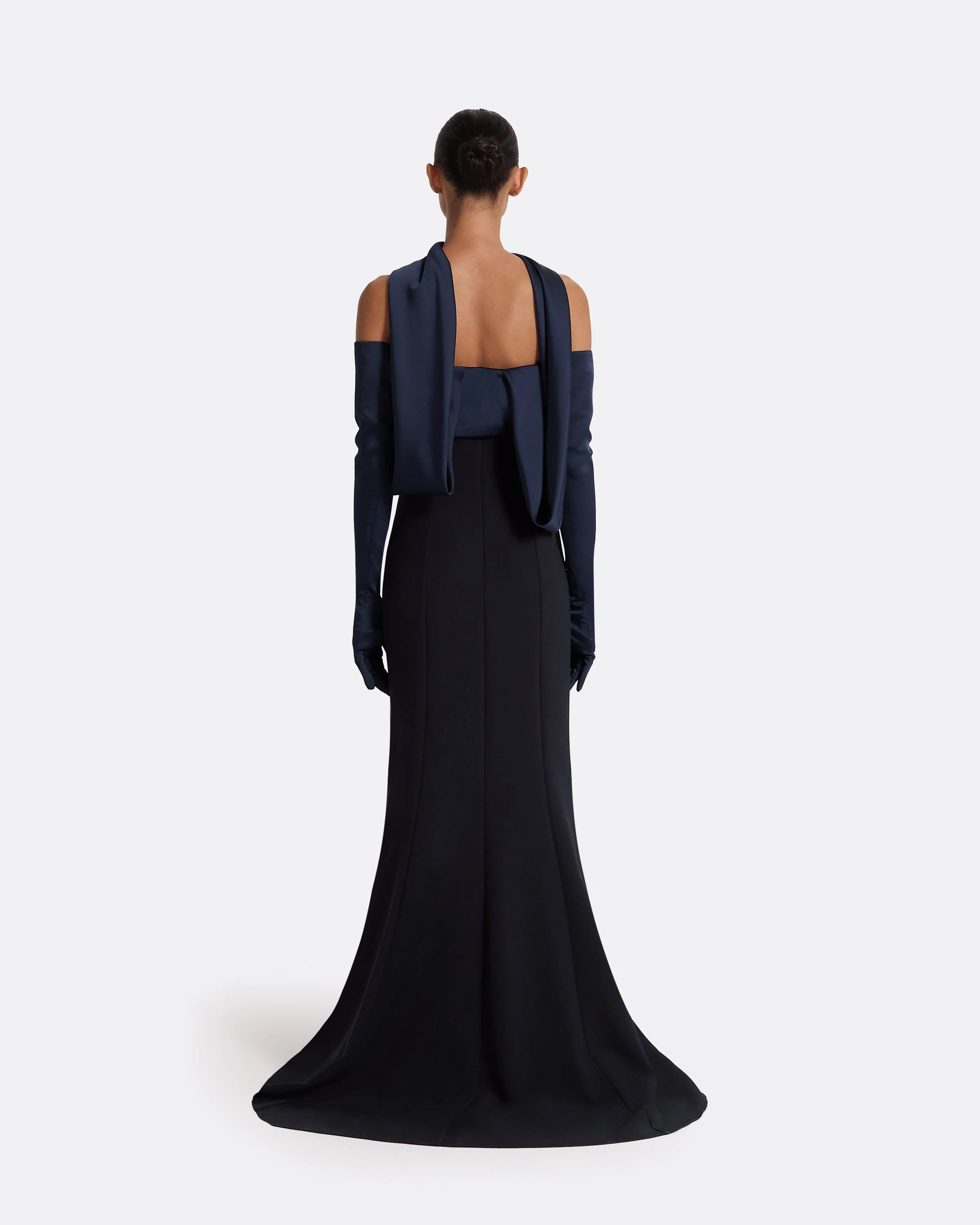 Roshana Midnight Navy Long Dress - Image 26