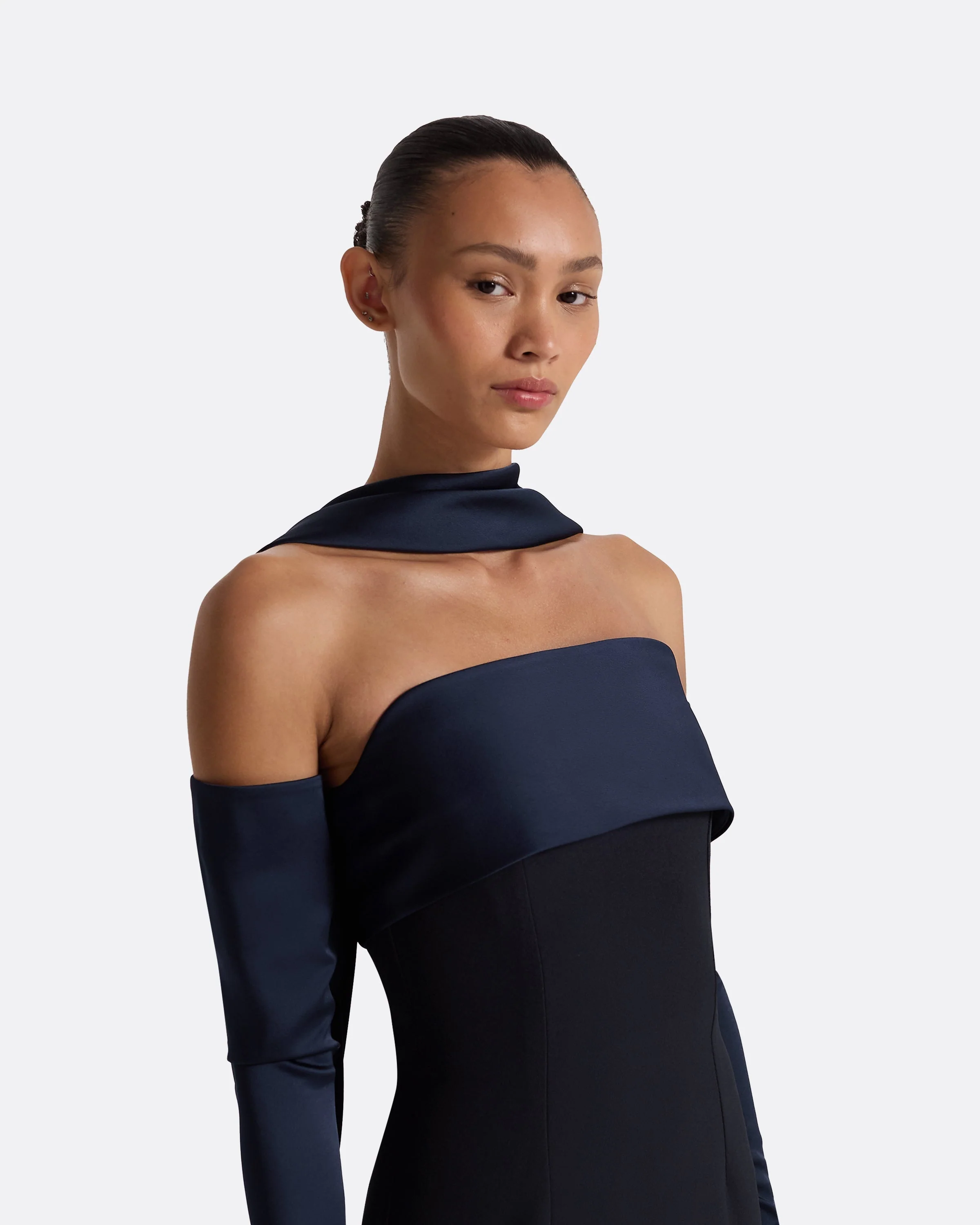Roshana Midnight Navy Long Dress - Image 33