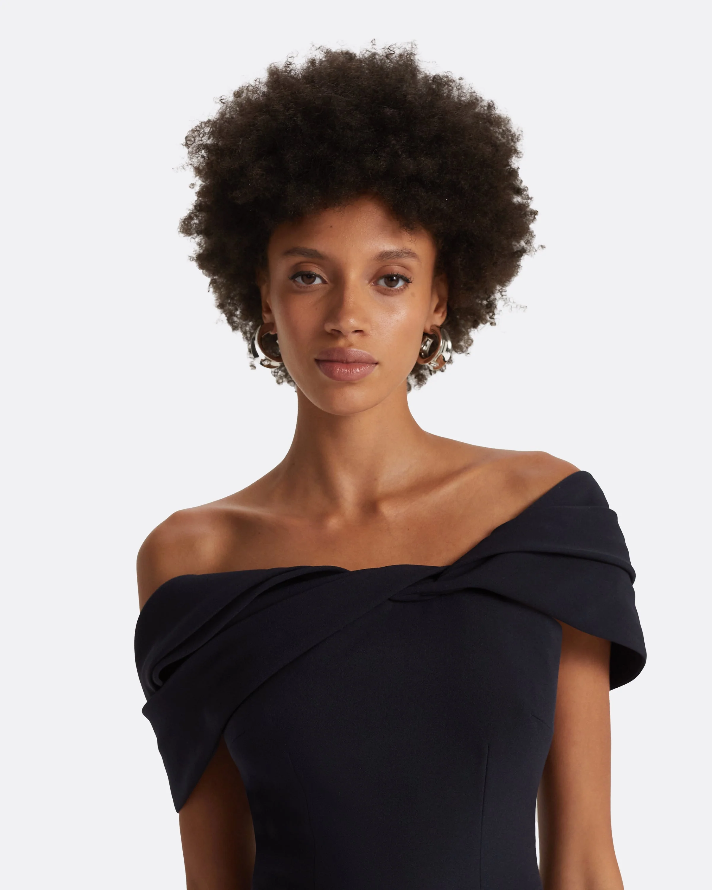 Rossa Midnight Navy Long Dress - Image 13