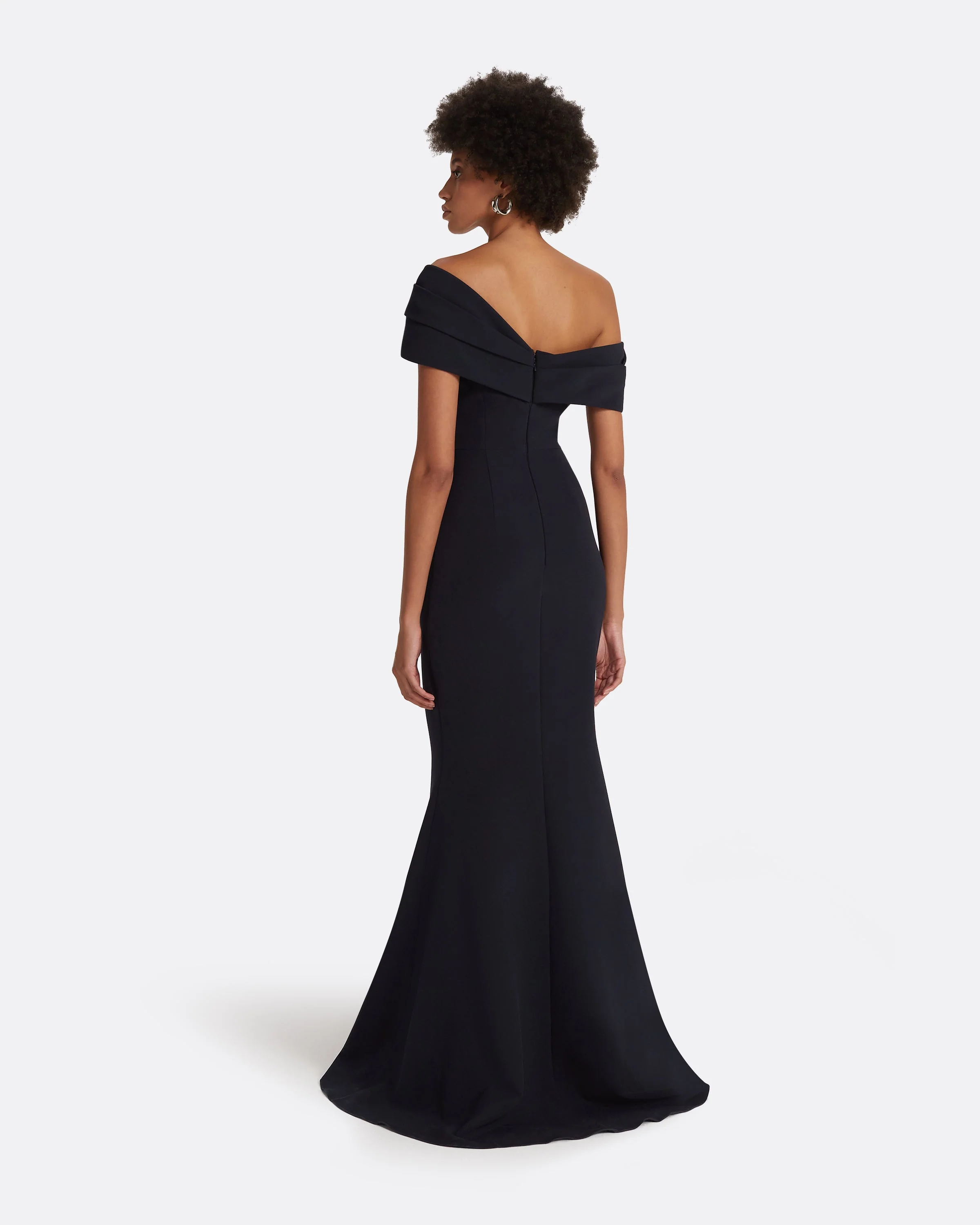Rossa Midnight Navy Long Dress - Image 27