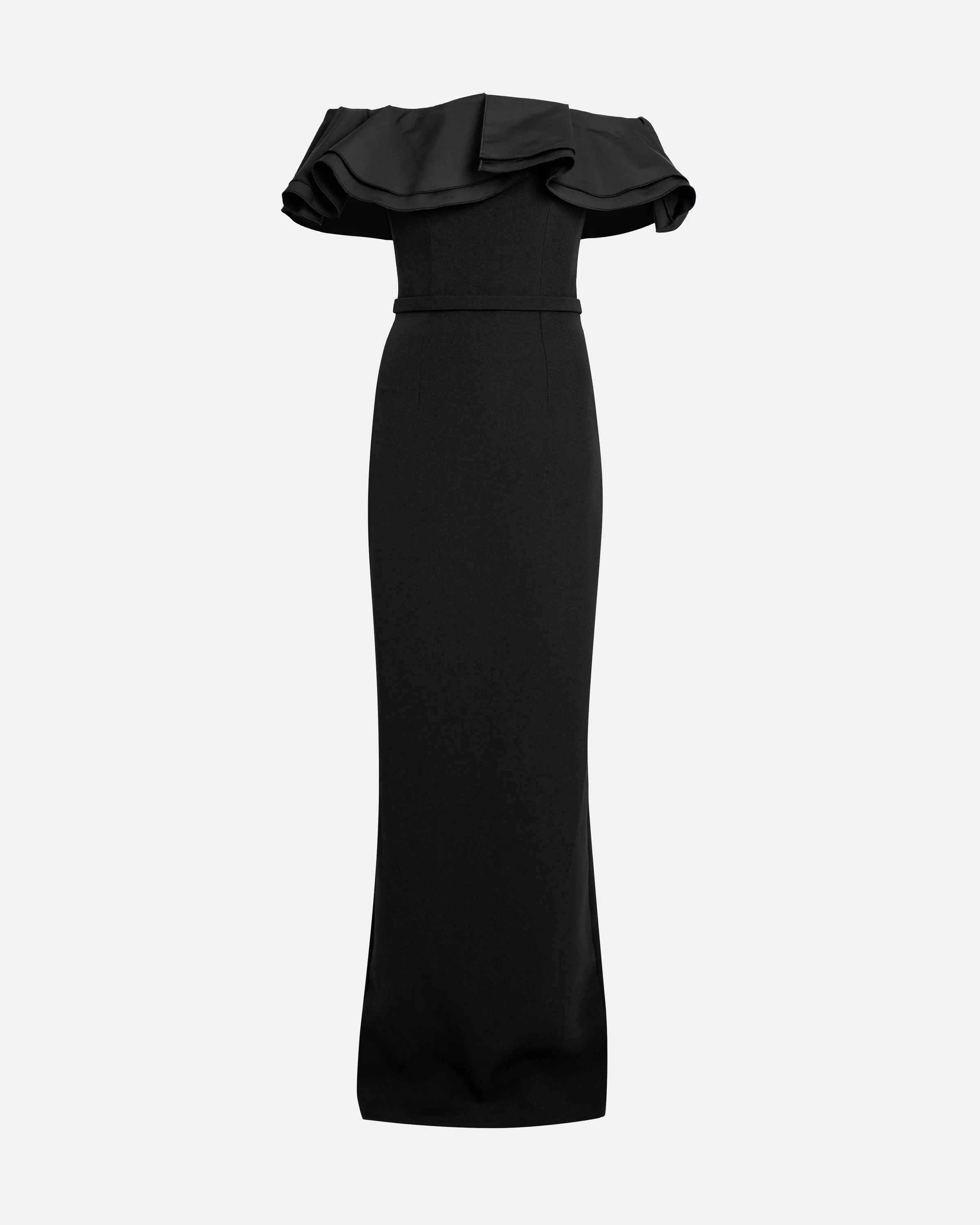 Ryan Long Dress in Black - Image 10