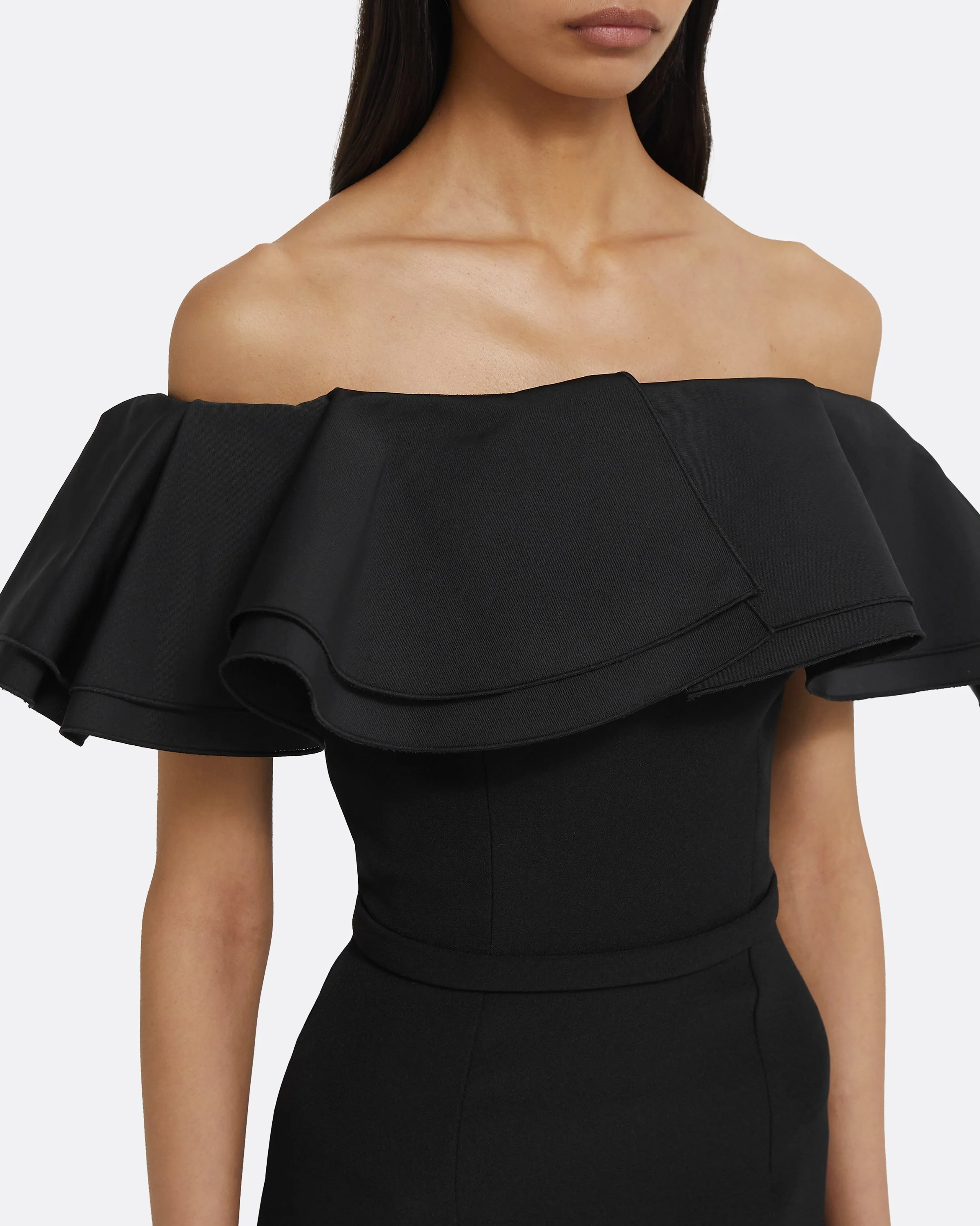 Ryan Long Dress in Black - Image 3