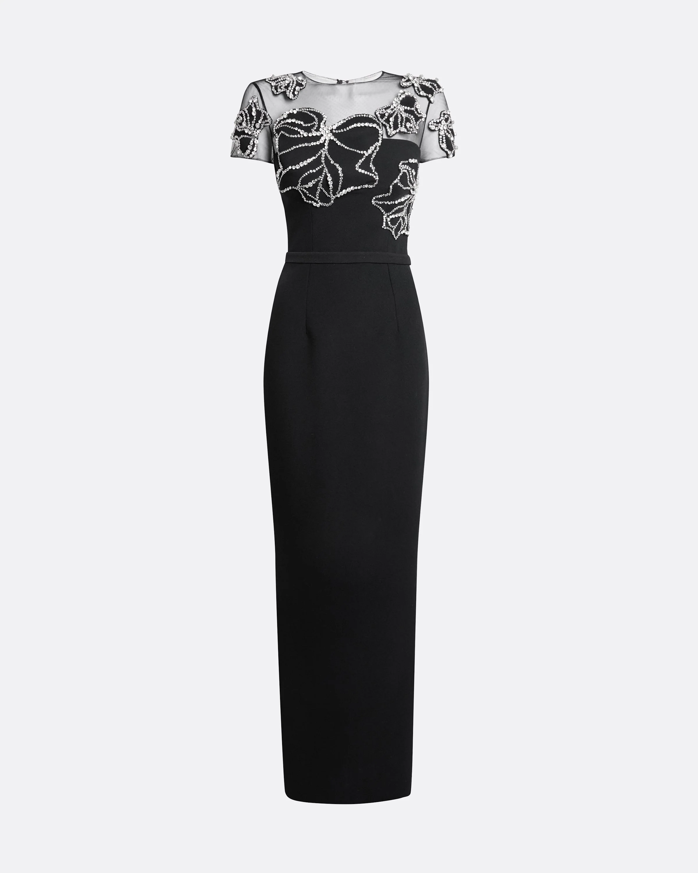 Solani Long Dress In Black - Image 10