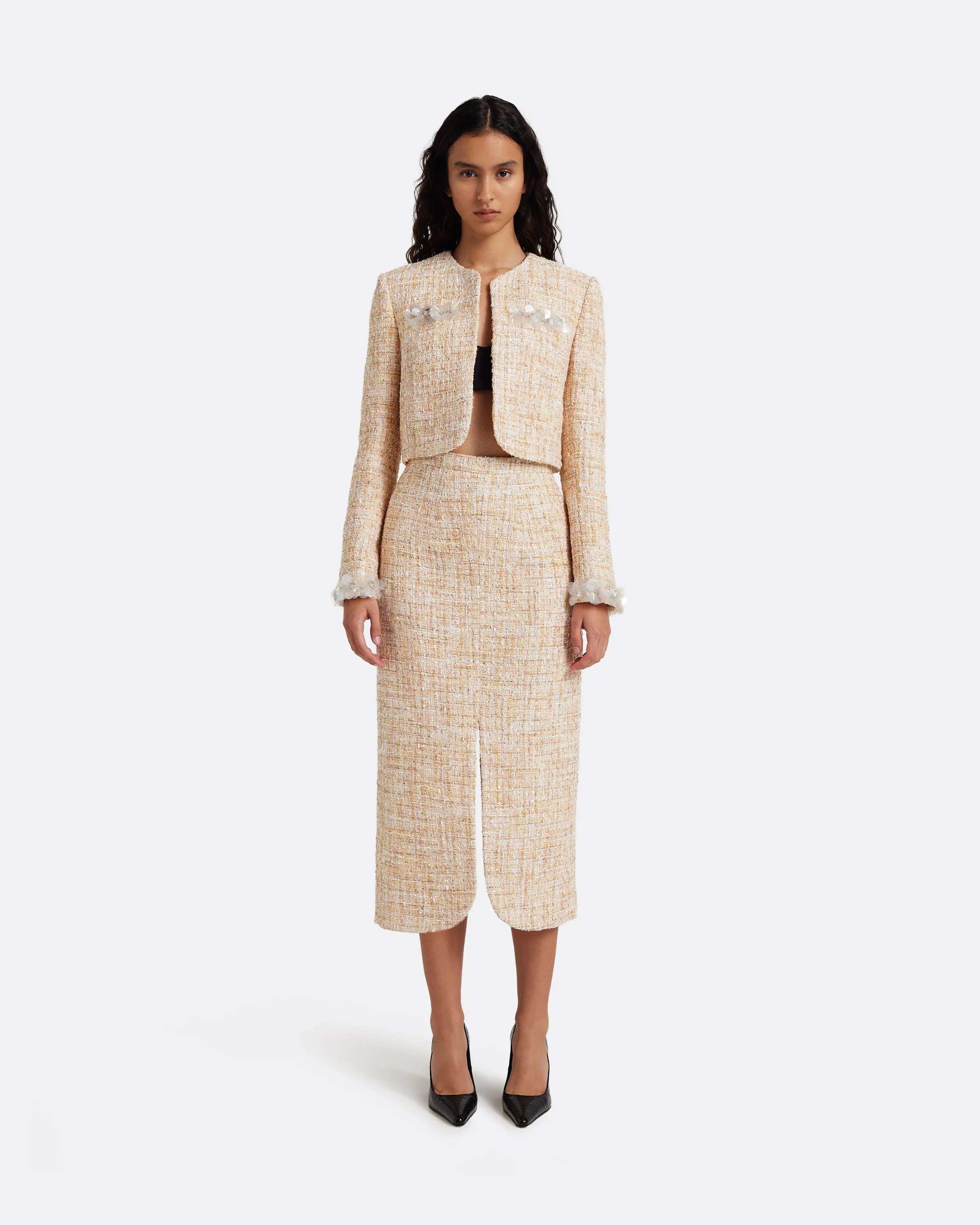 Soraya Jacket in Tweed - Image 4