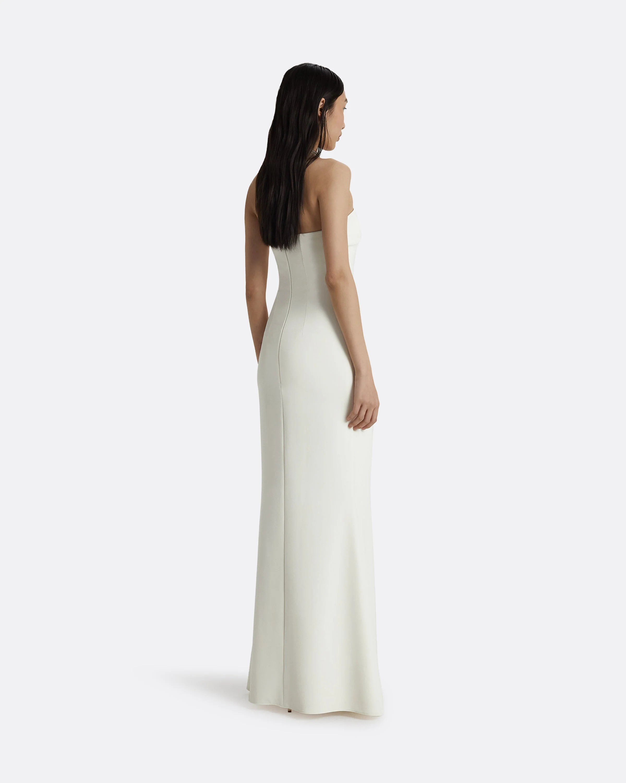 Soshin Ivory Strapless Dress - Image 12