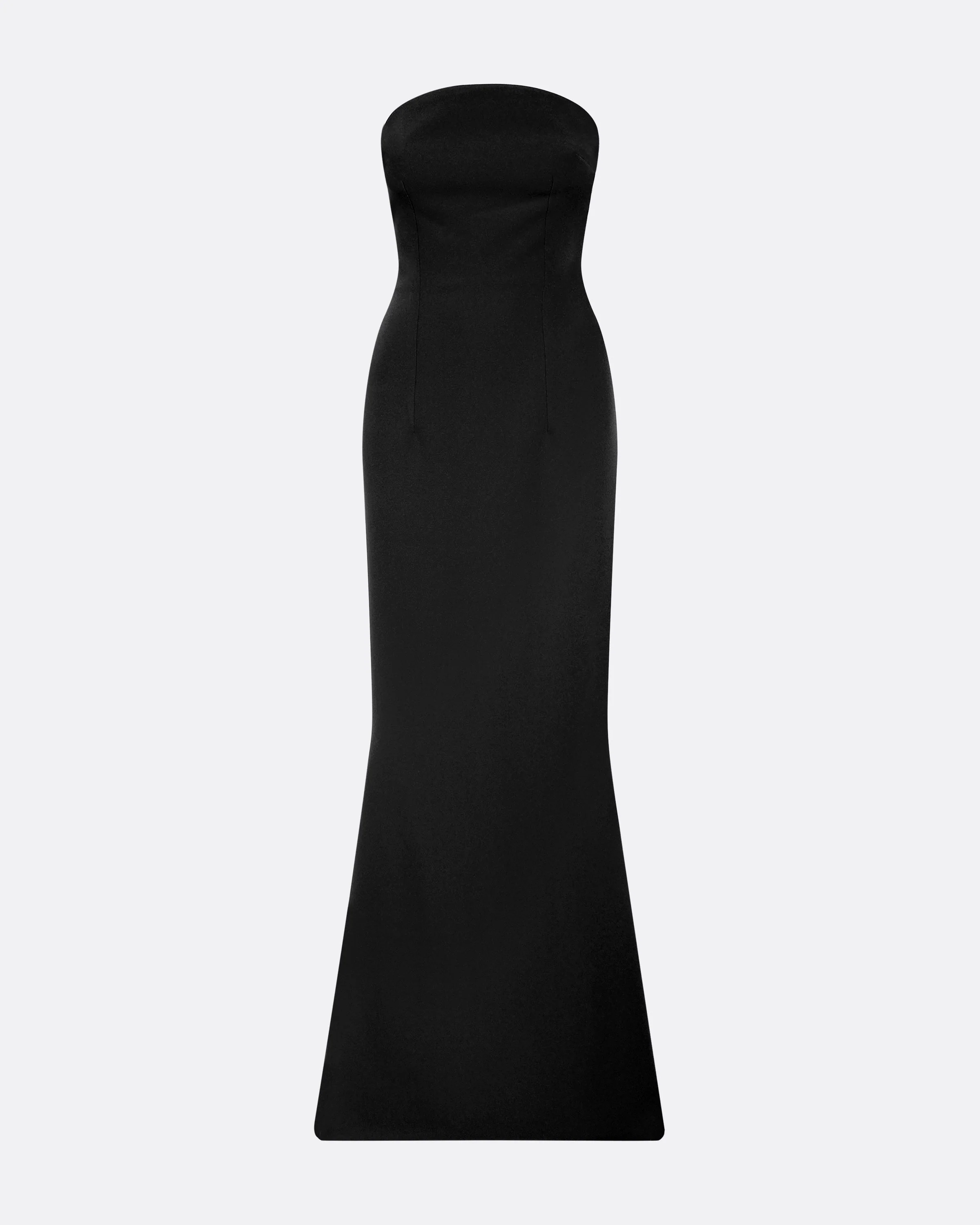 Soshin Black Long Dress - Image 10