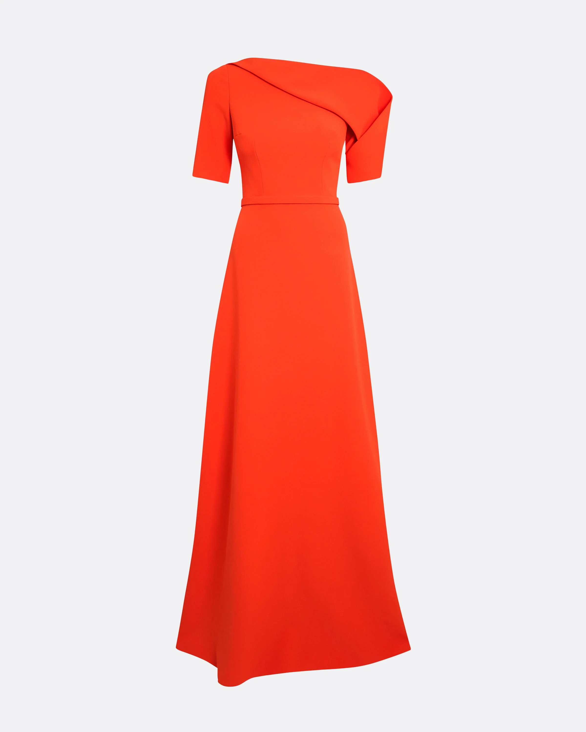 Stephanie Long Dress in Apple Red - Image 7