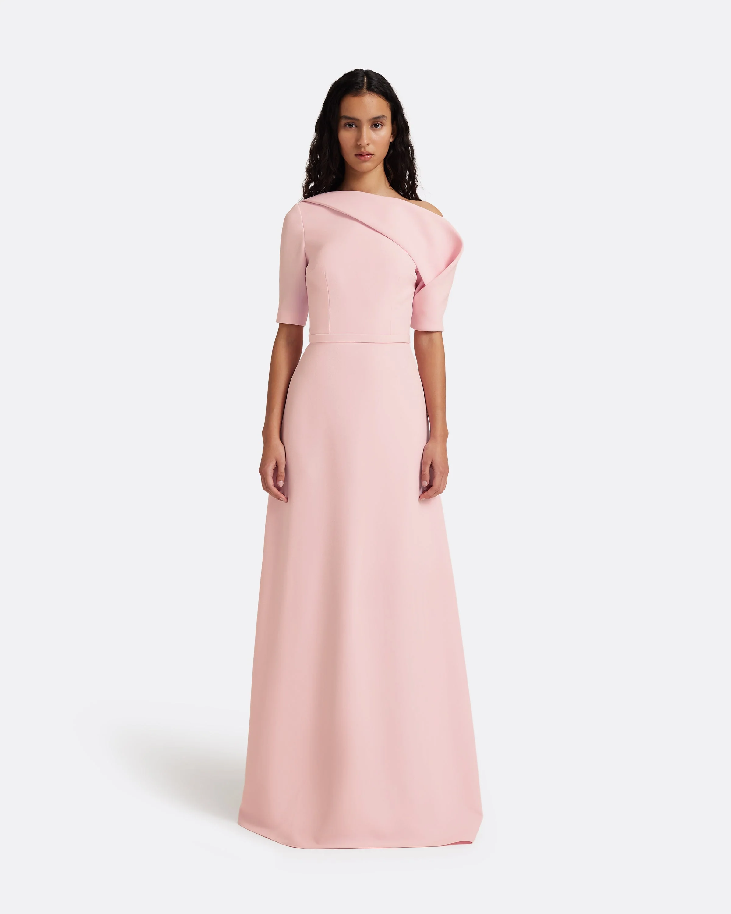 Stephanie Long Dress in Lychee - Image 6