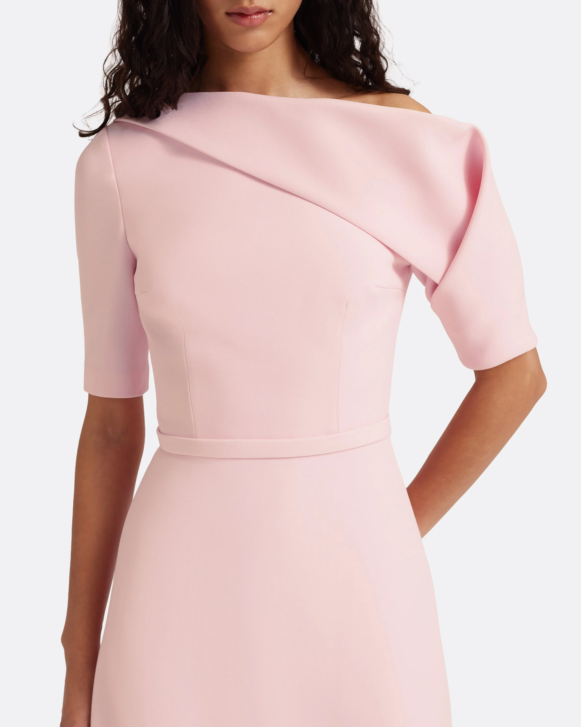 Stephanie Long Dress in Lychee - Image 8