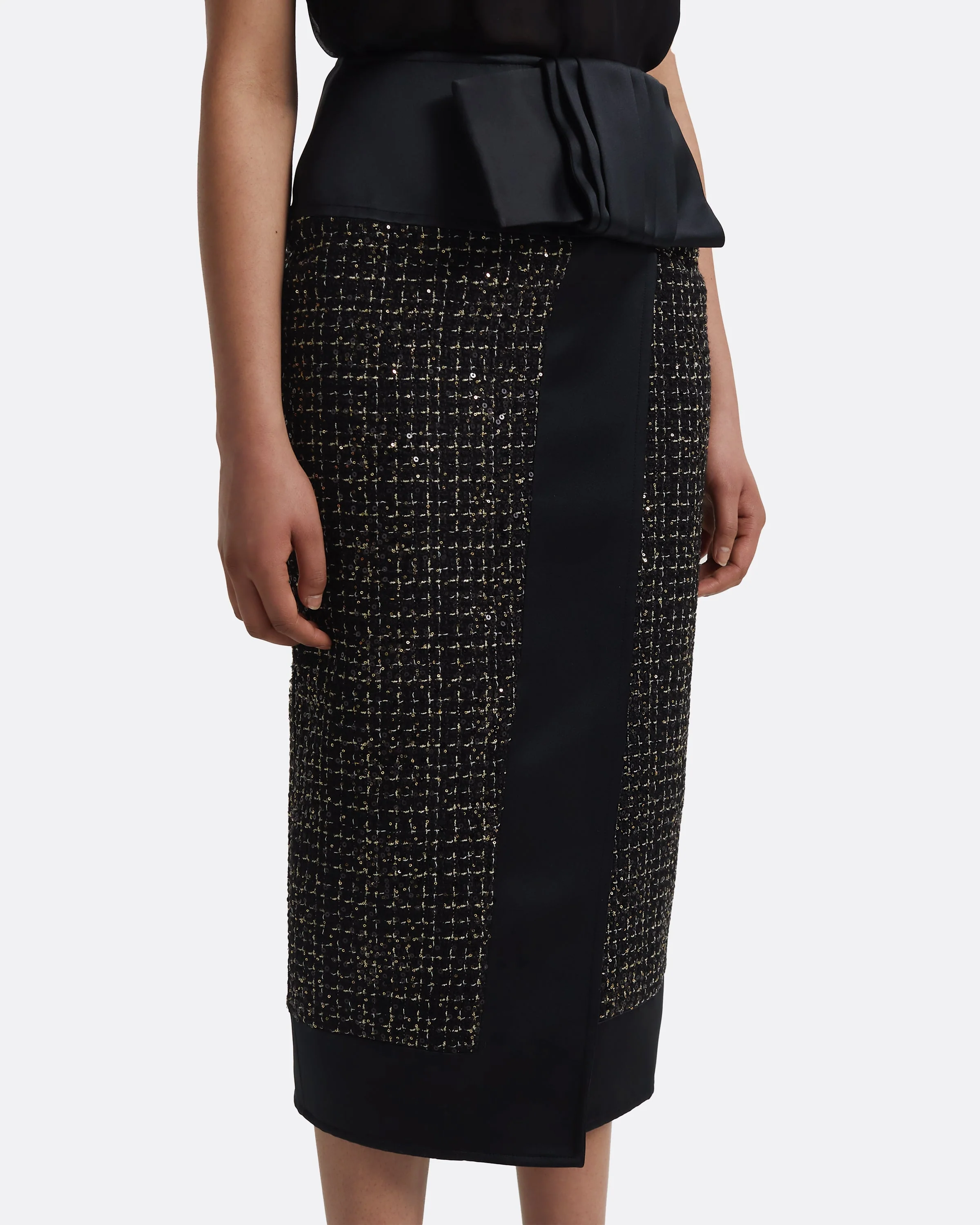 Suki Skirt in Black & Gold - Image 3
