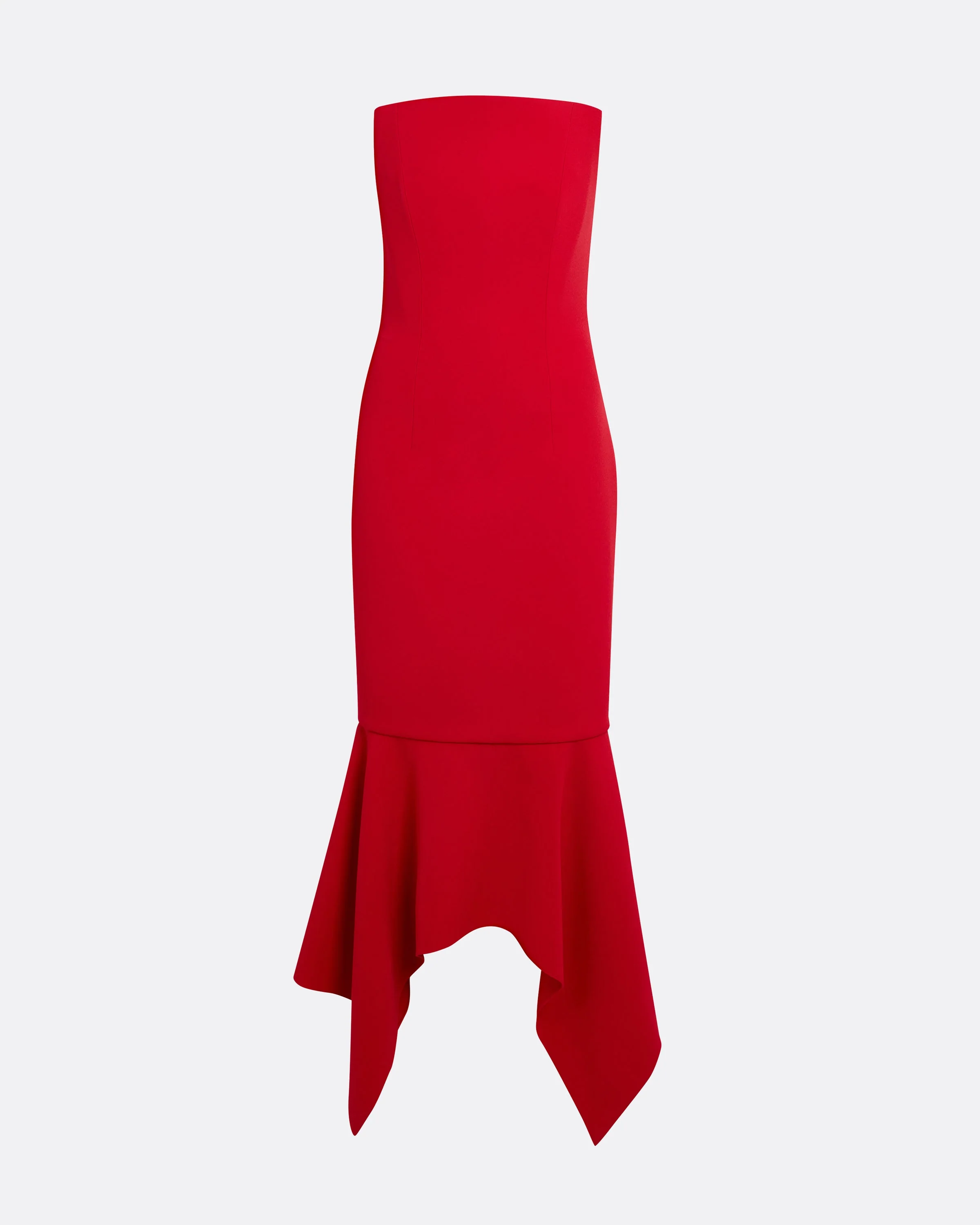 Tegan Midi Dress in Crimson - Image 10