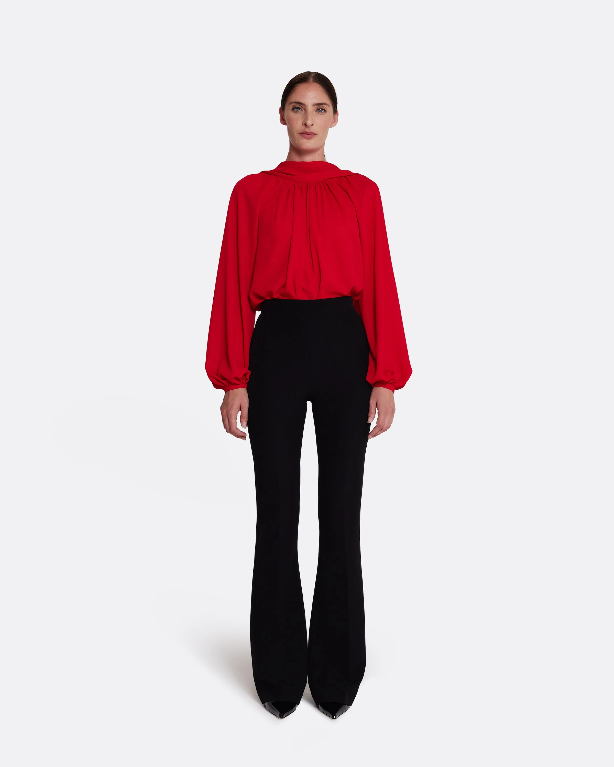 Tilde Top in Azalea Red - Image 10