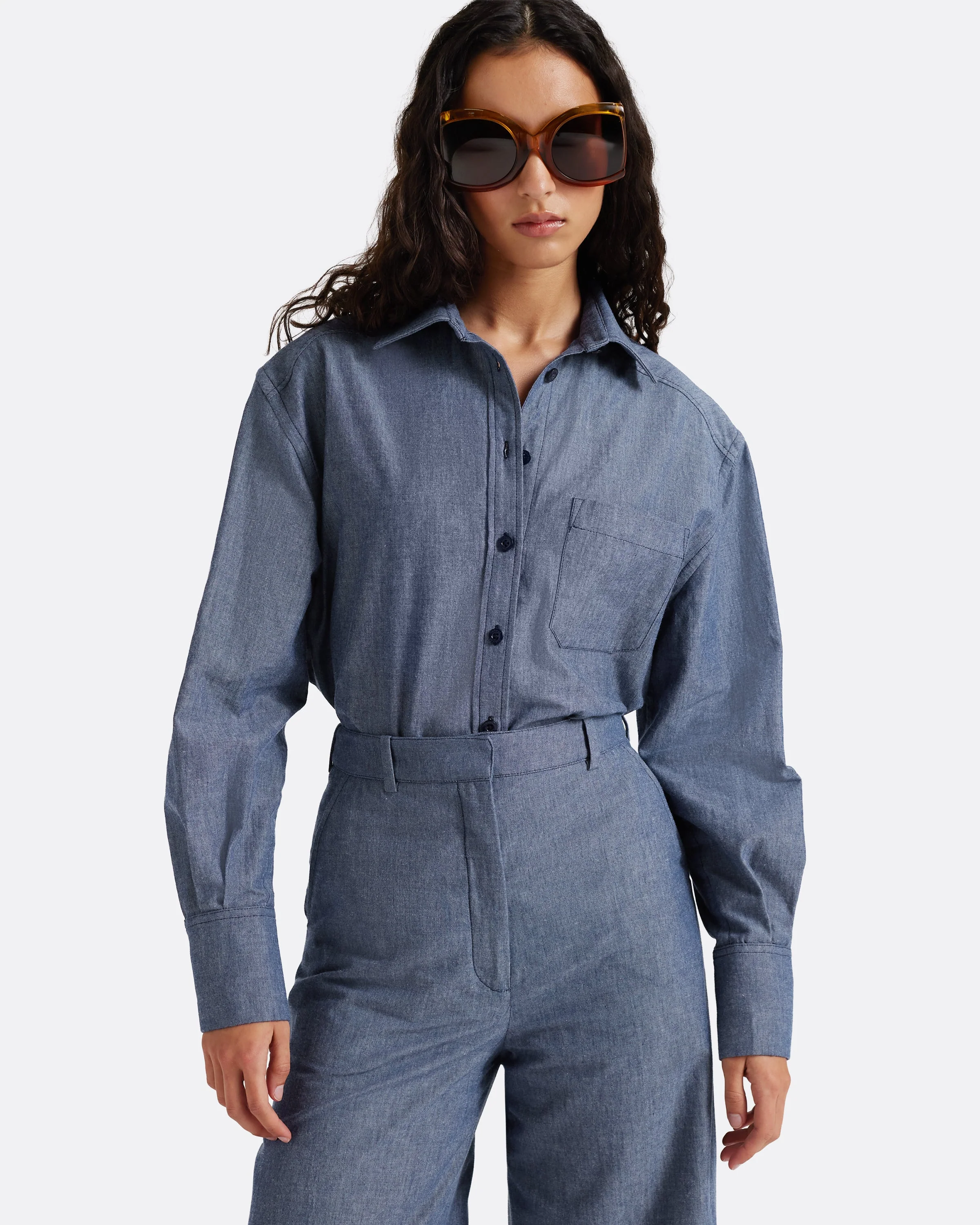 Touca Trouser in Blue blend - Image 4
