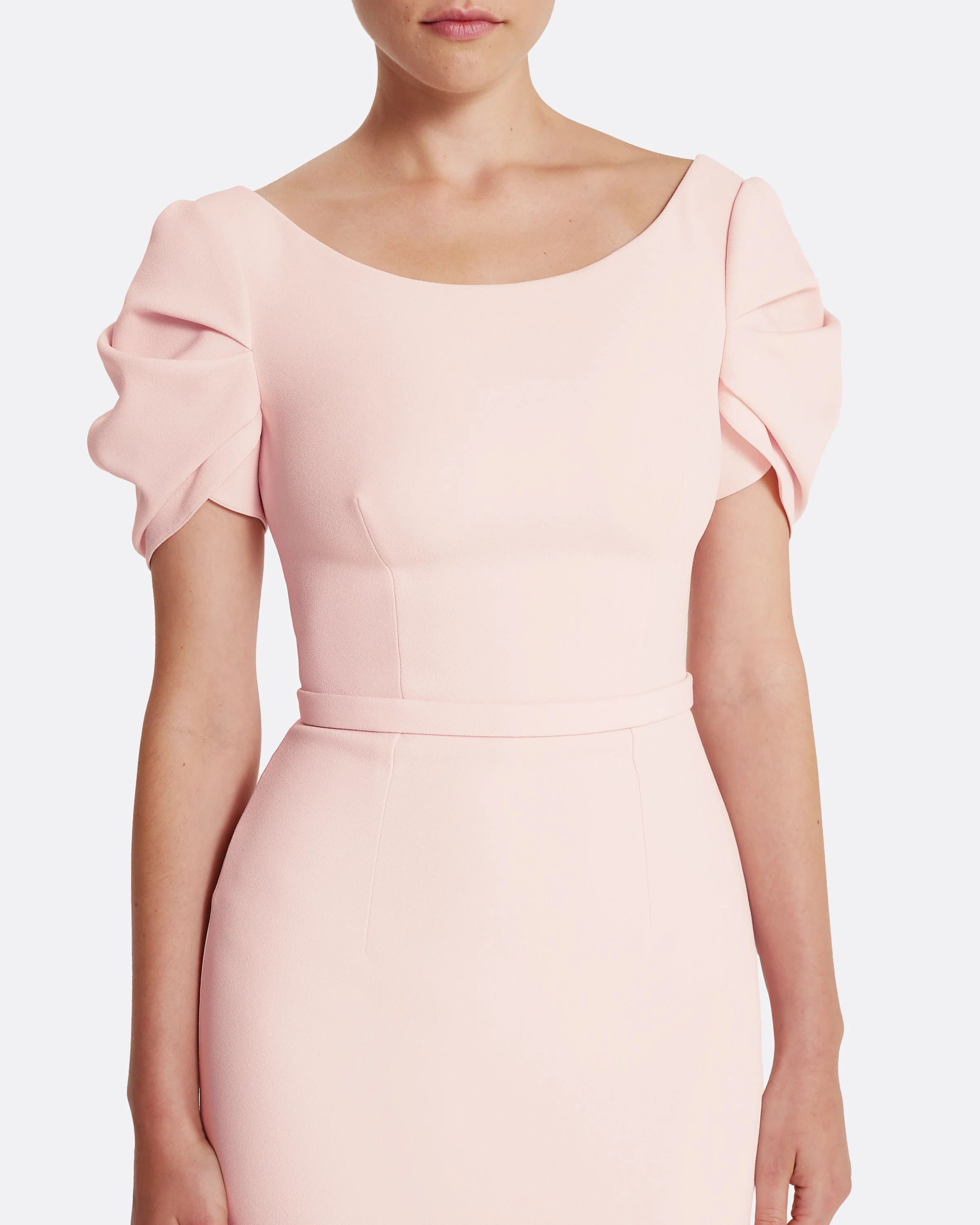 Vanna Dress Long in Pale Pink - Image 3