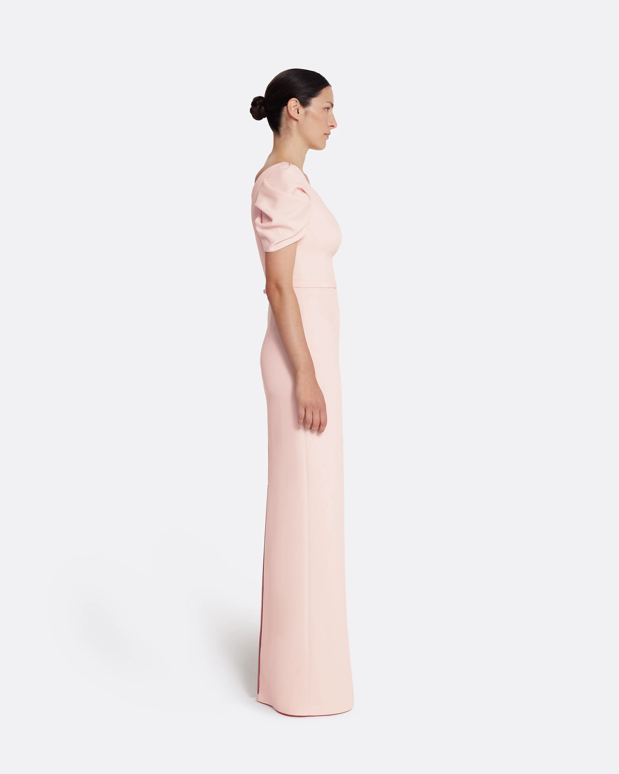 Vanna Dress Long in Pale Pink - Image 4
