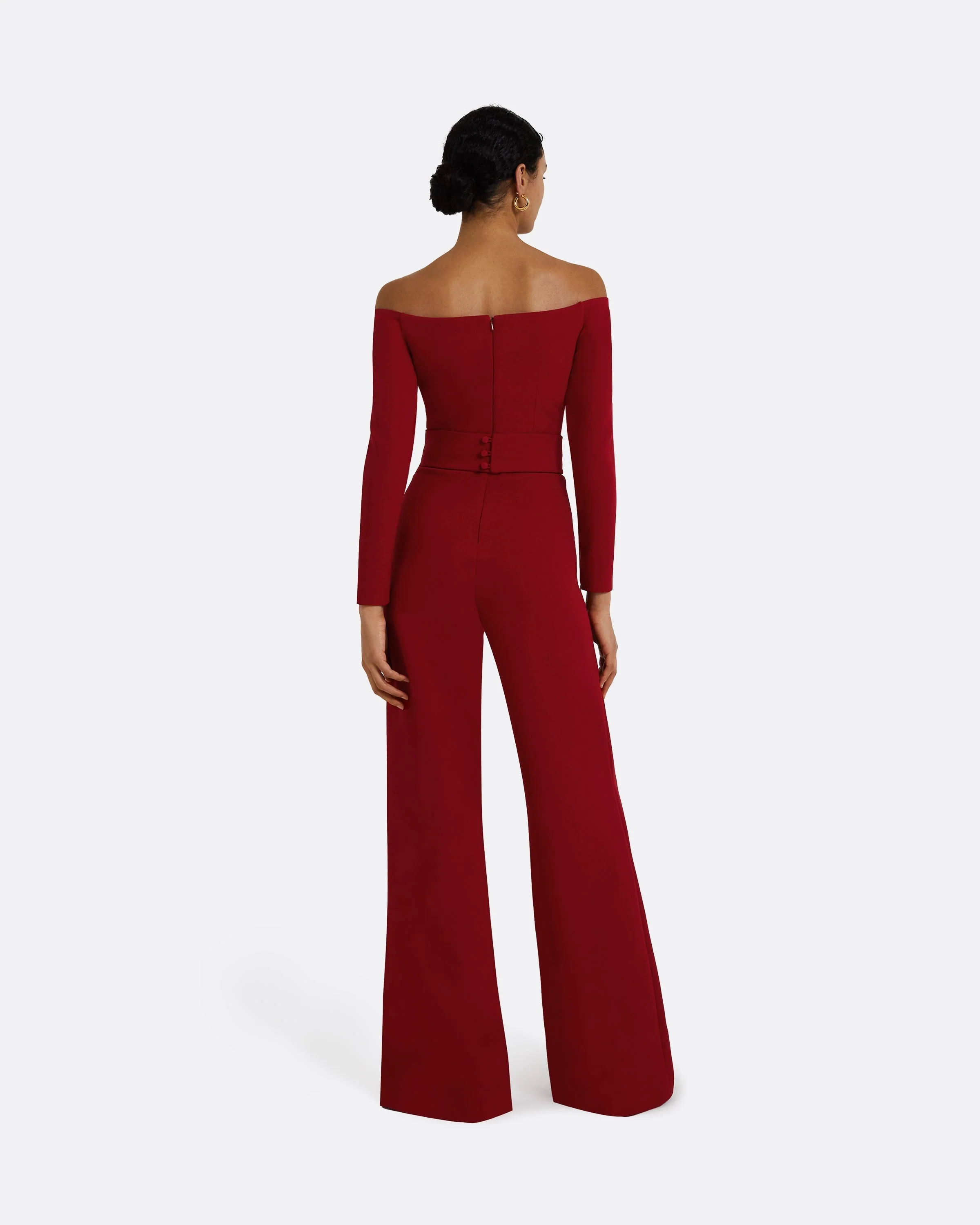 Veasna Azalea Red Jumpsuit - Image 7