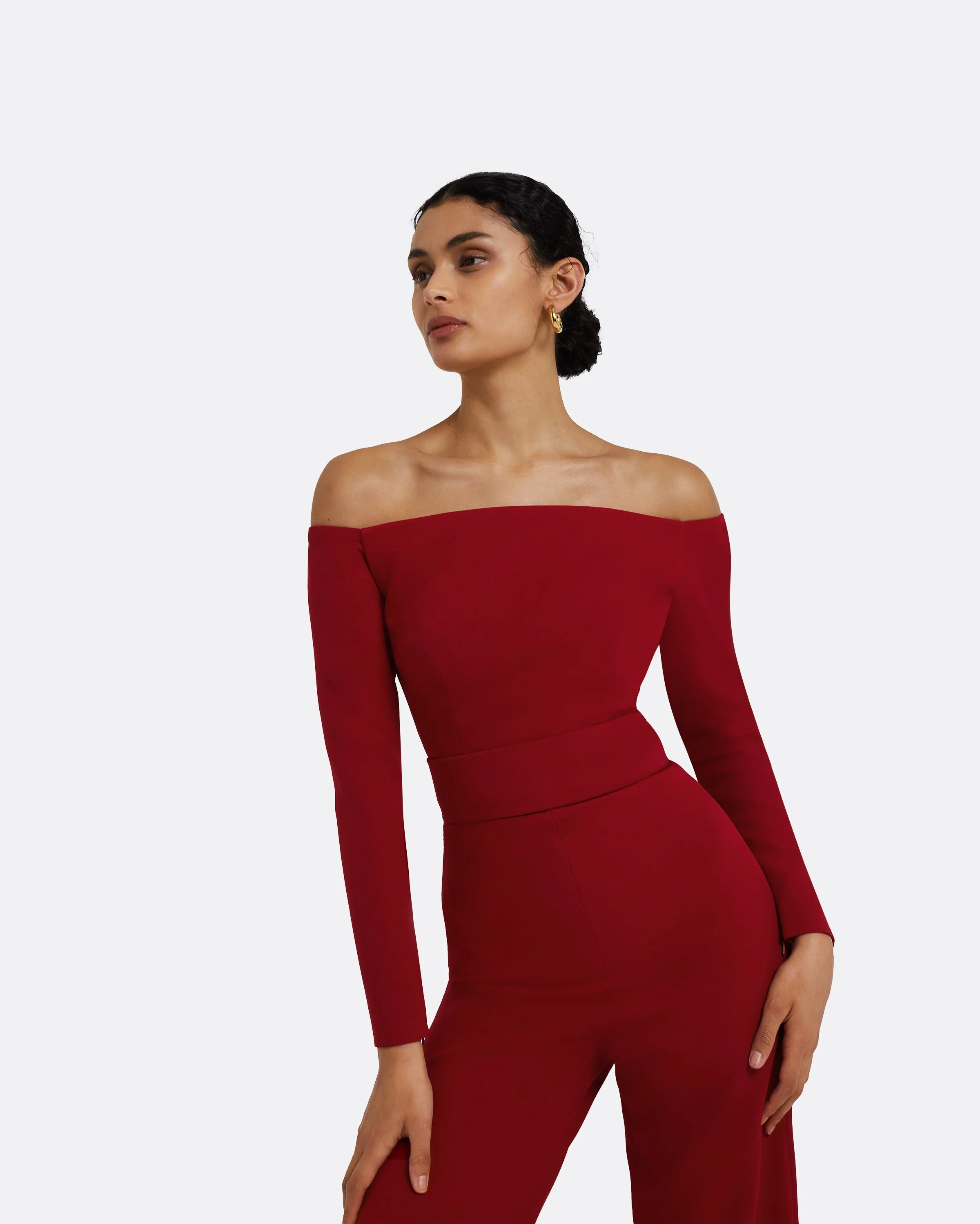 Veasna Azalea Red Jumpsuit - Image 8
